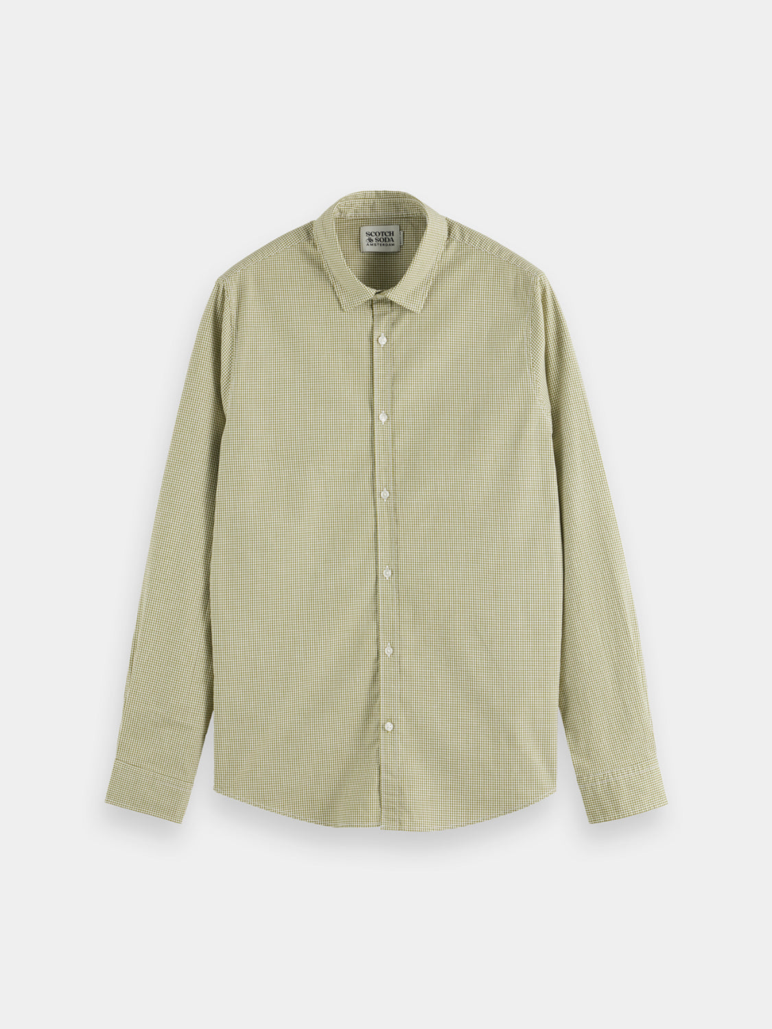 Poplin check shirt - Scotch & Soda NZ