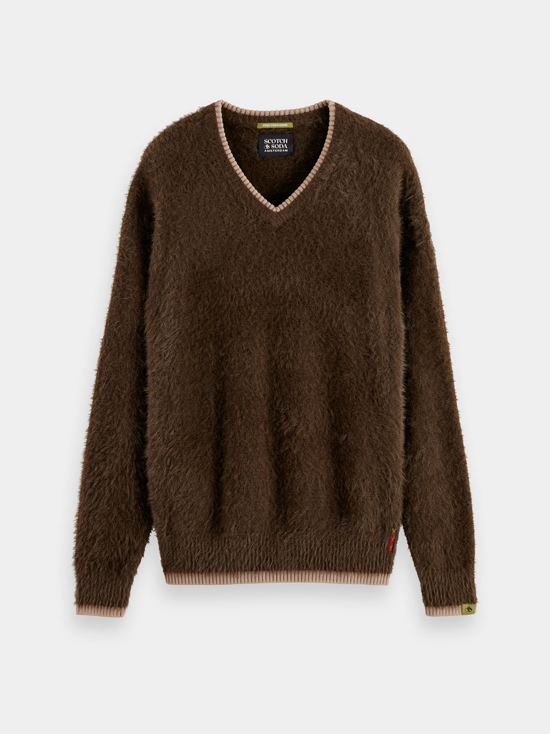V-neck pullover - Scotch & Soda NZ