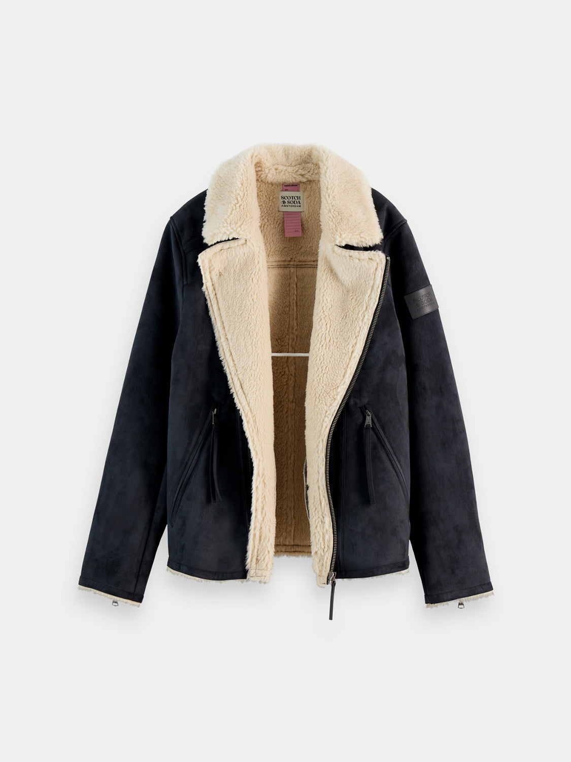 Faux shearling jacket - Scotch & Soda NZ