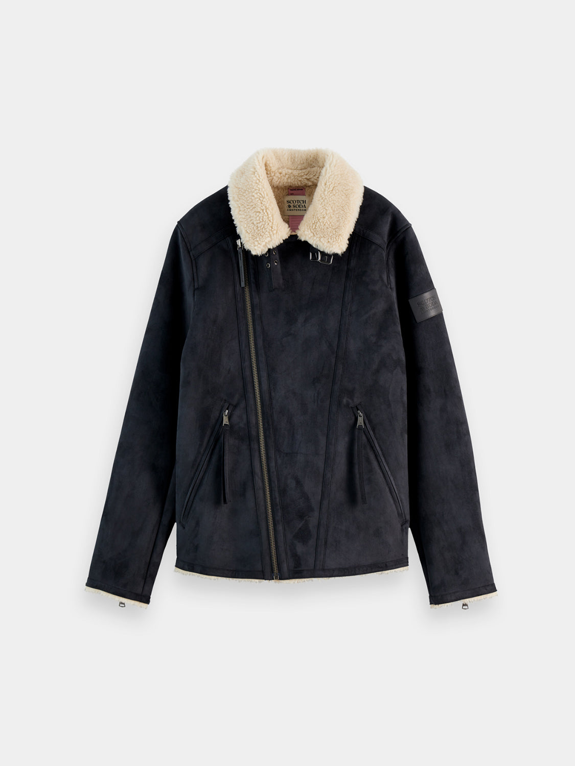 Faux shearling jacket - Scotch & Soda NZ