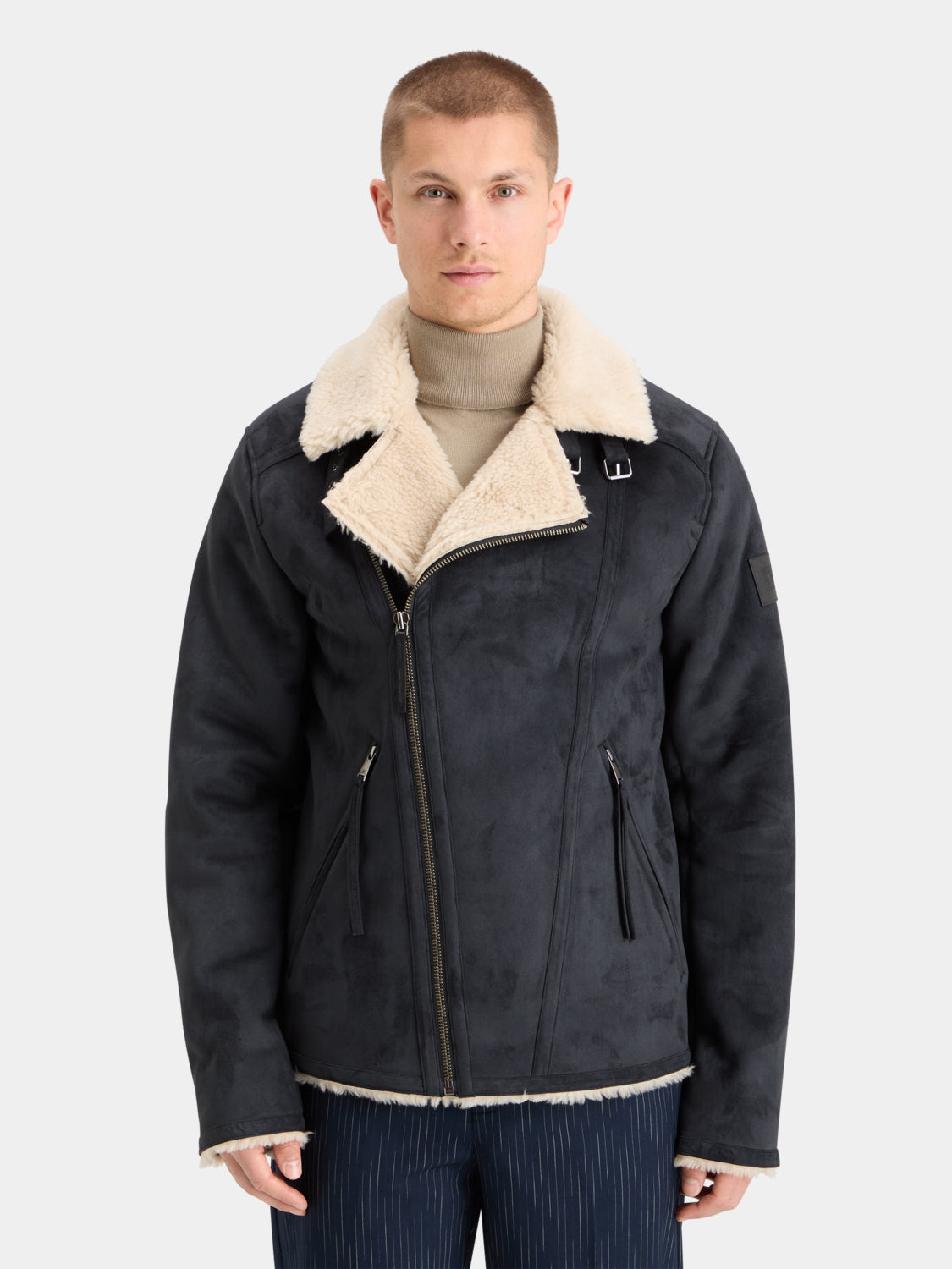 Faux shearling jacket - Scotch & Soda NZ