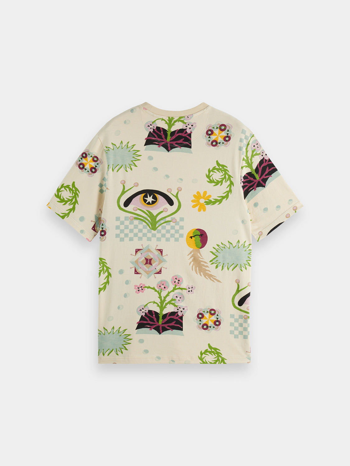 Flower printed t-shirt - Scotch & Soda NZ