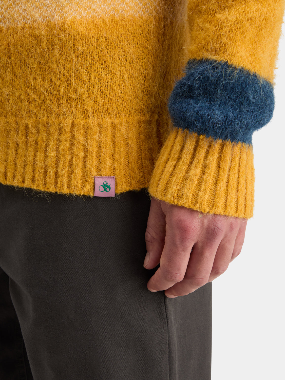 Alpaca wool blend pullover - Scotch & Soda NZ