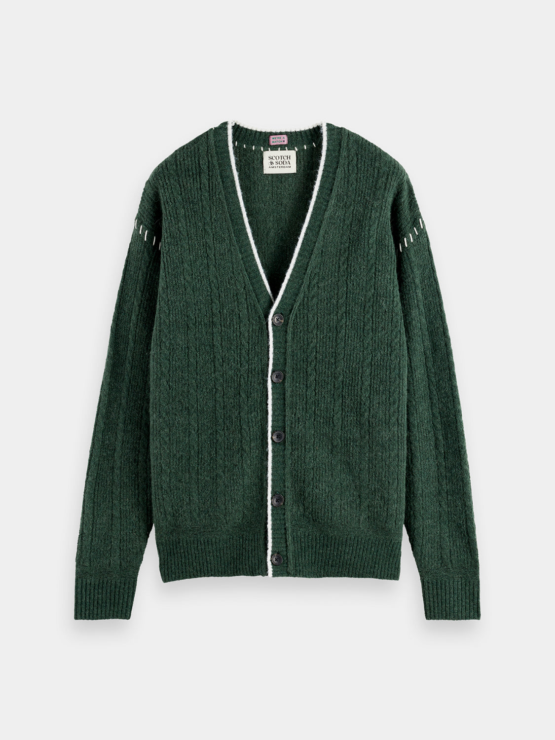 Drop shoulder cardigan - Scotch & Soda NZ