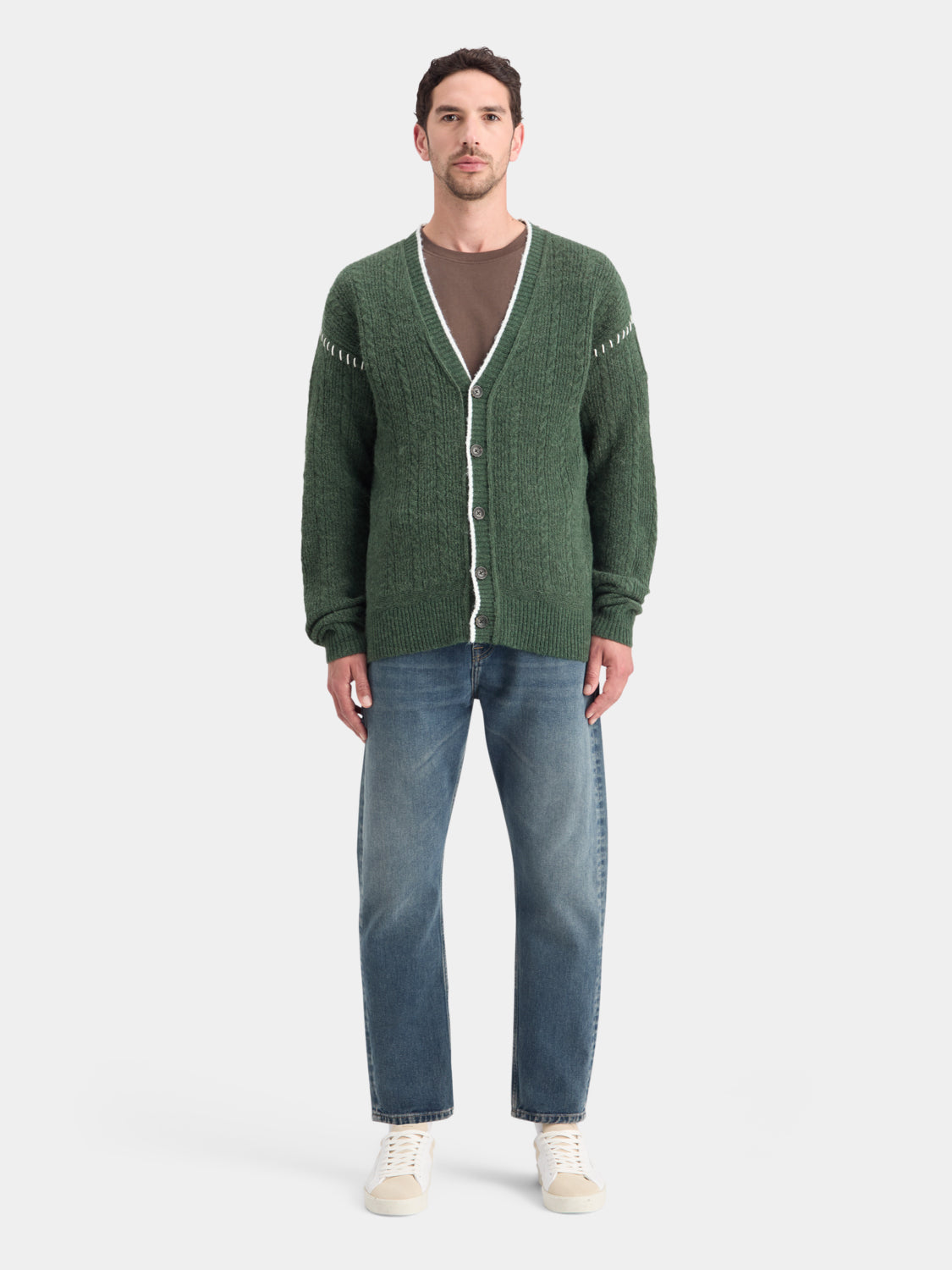 Drop shoulder cardigan - Scotch & Soda NZ