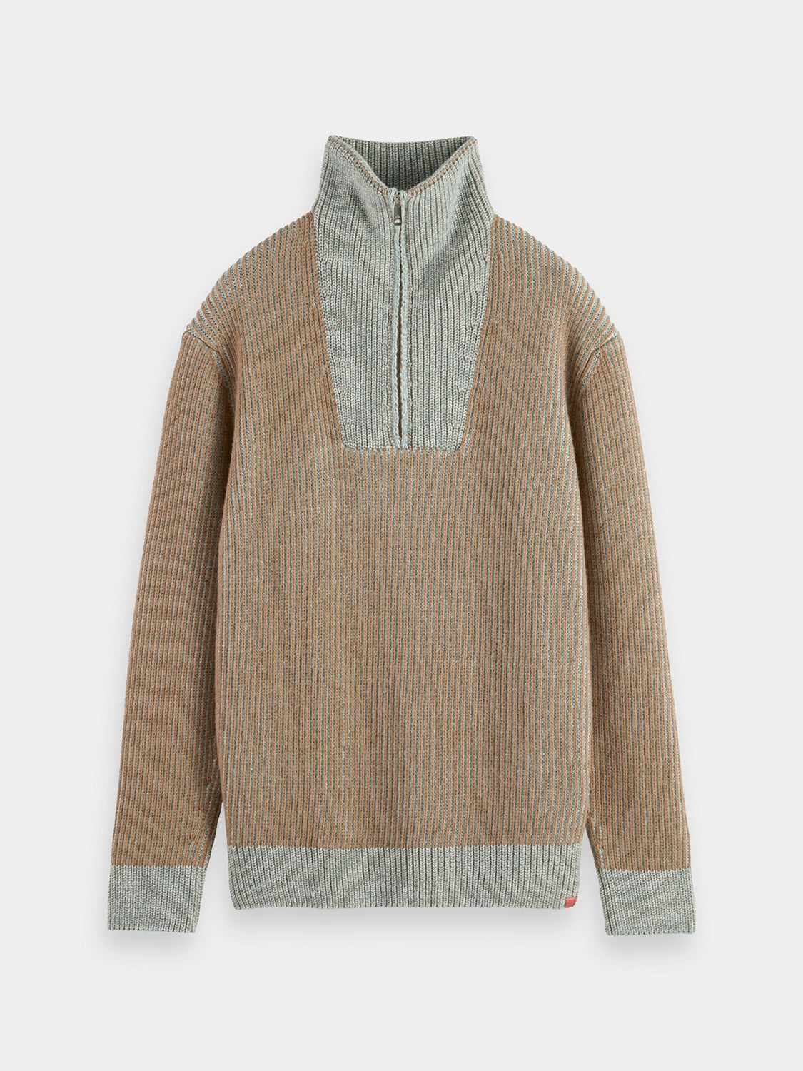 Quarter zip pullover - Scotch & Soda NZ