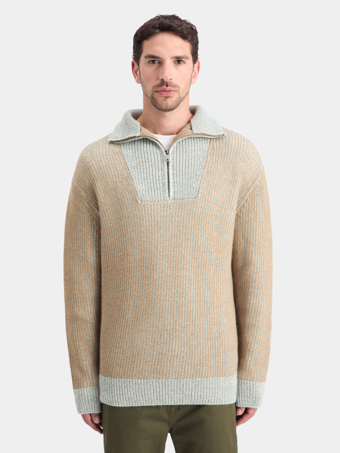 Quarter zip pullover - Scotch & Soda NZ