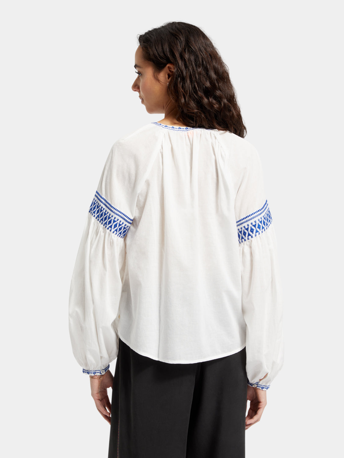 Balloon sleeve top - Scotch & Soda NZ