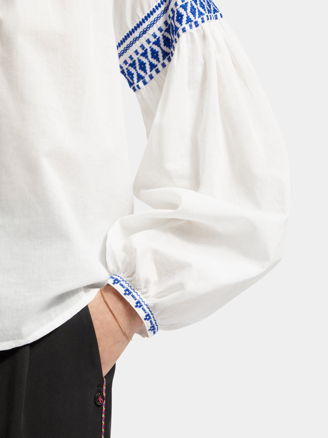 Balloon sleeve top - Scotch & Soda NZ