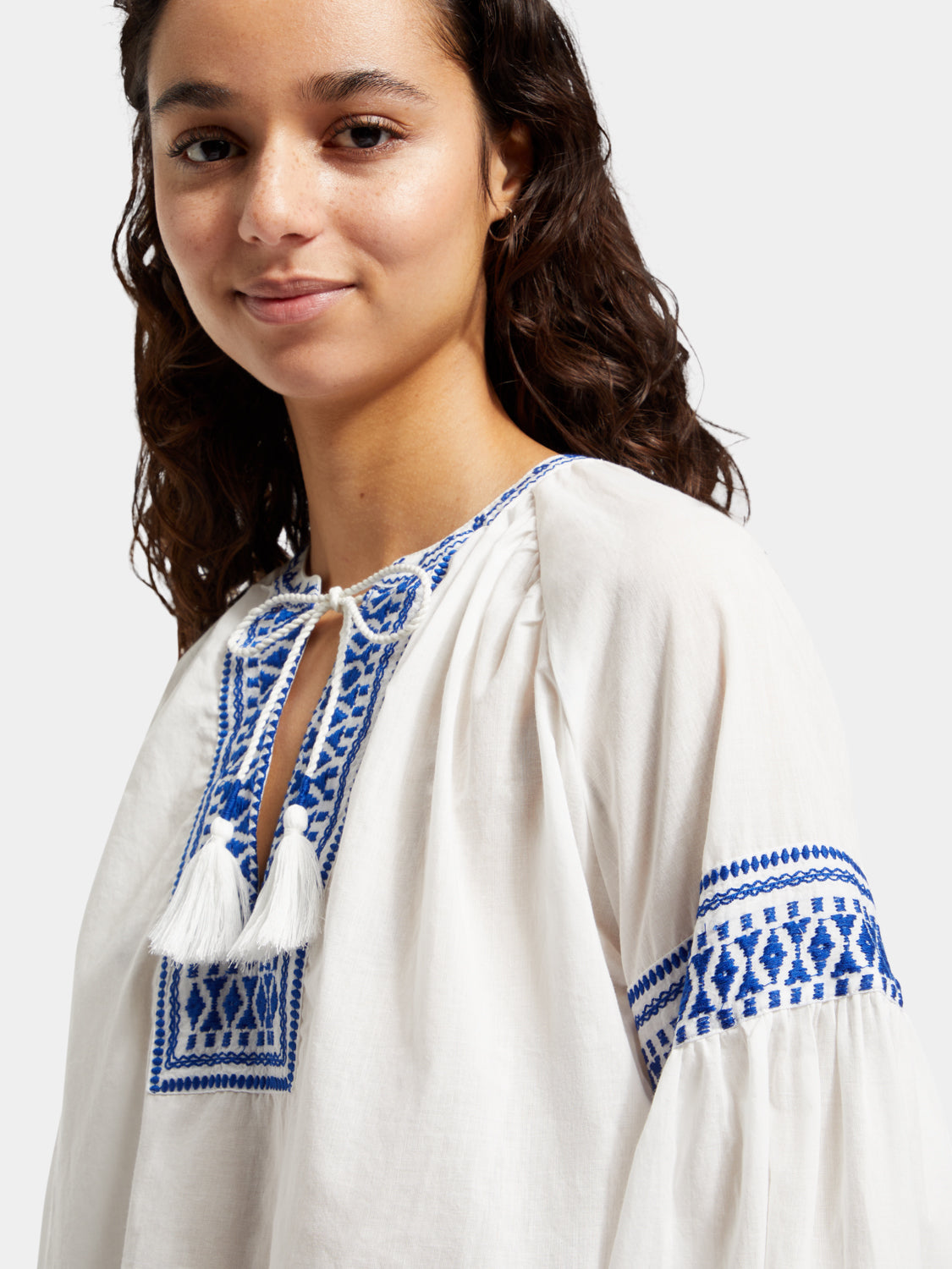 Balloon sleeve top - Scotch & Soda NZ