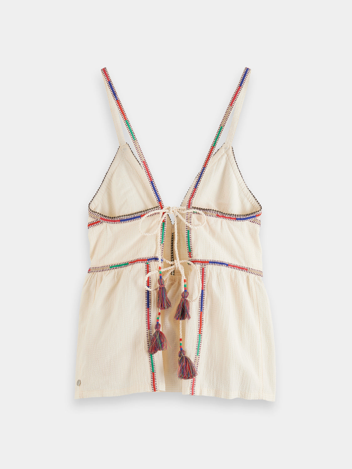 Embroidery tank top