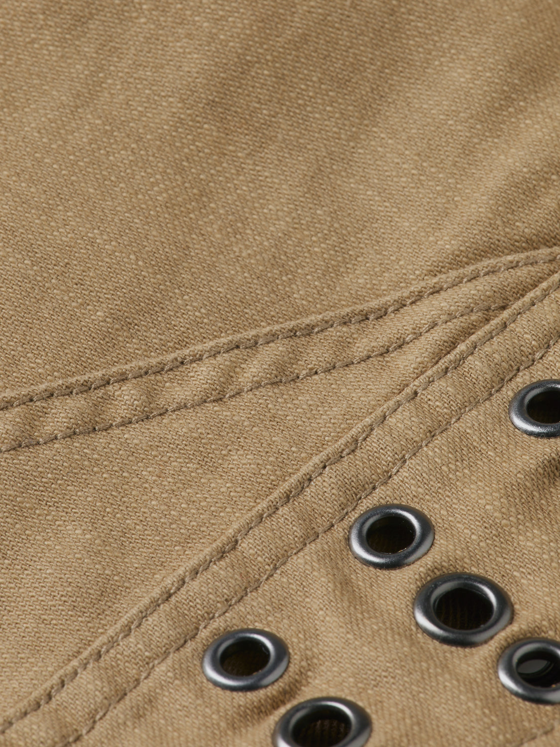 Festival jacket with eyelets