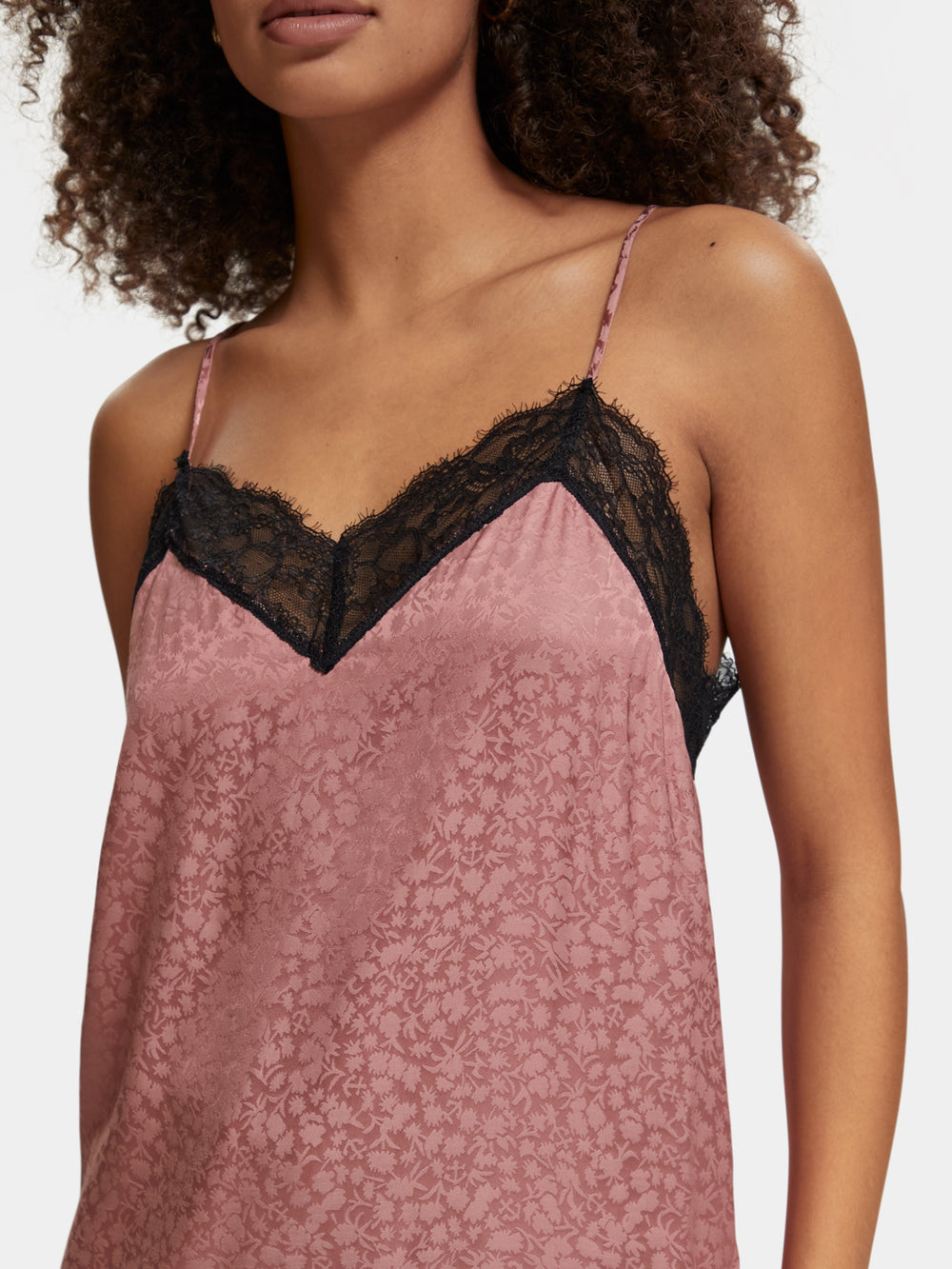 Camisole with lace detail