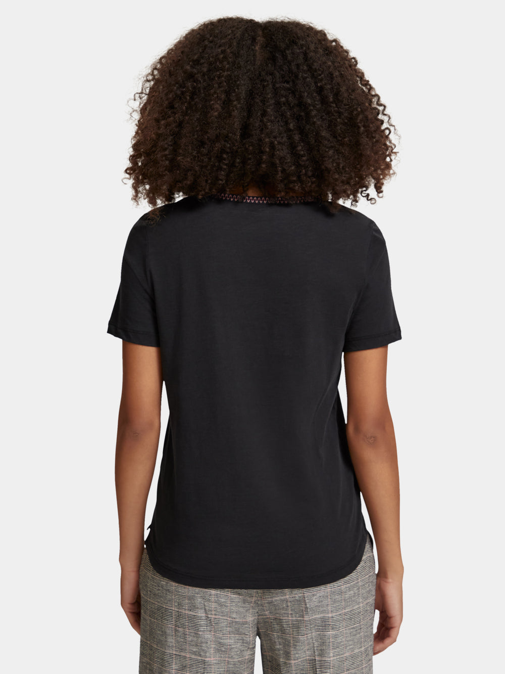 Short sleeved v-neck t-shirt