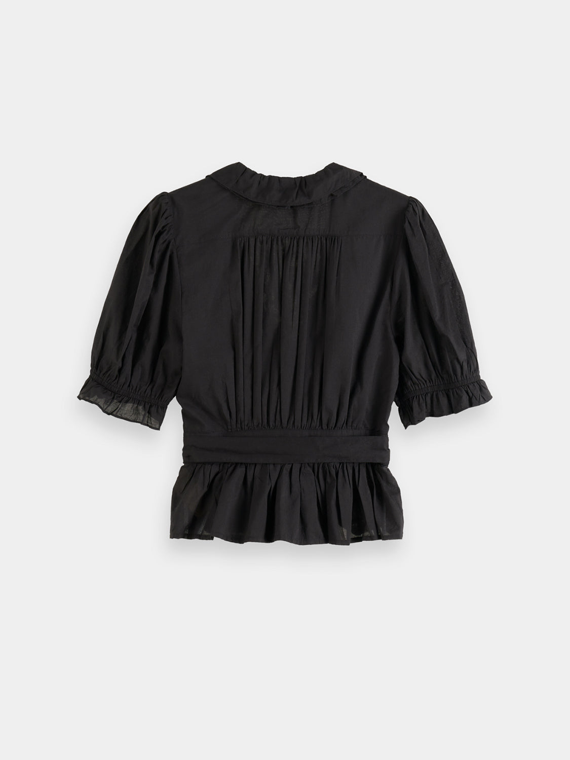 Ruffle wrap top