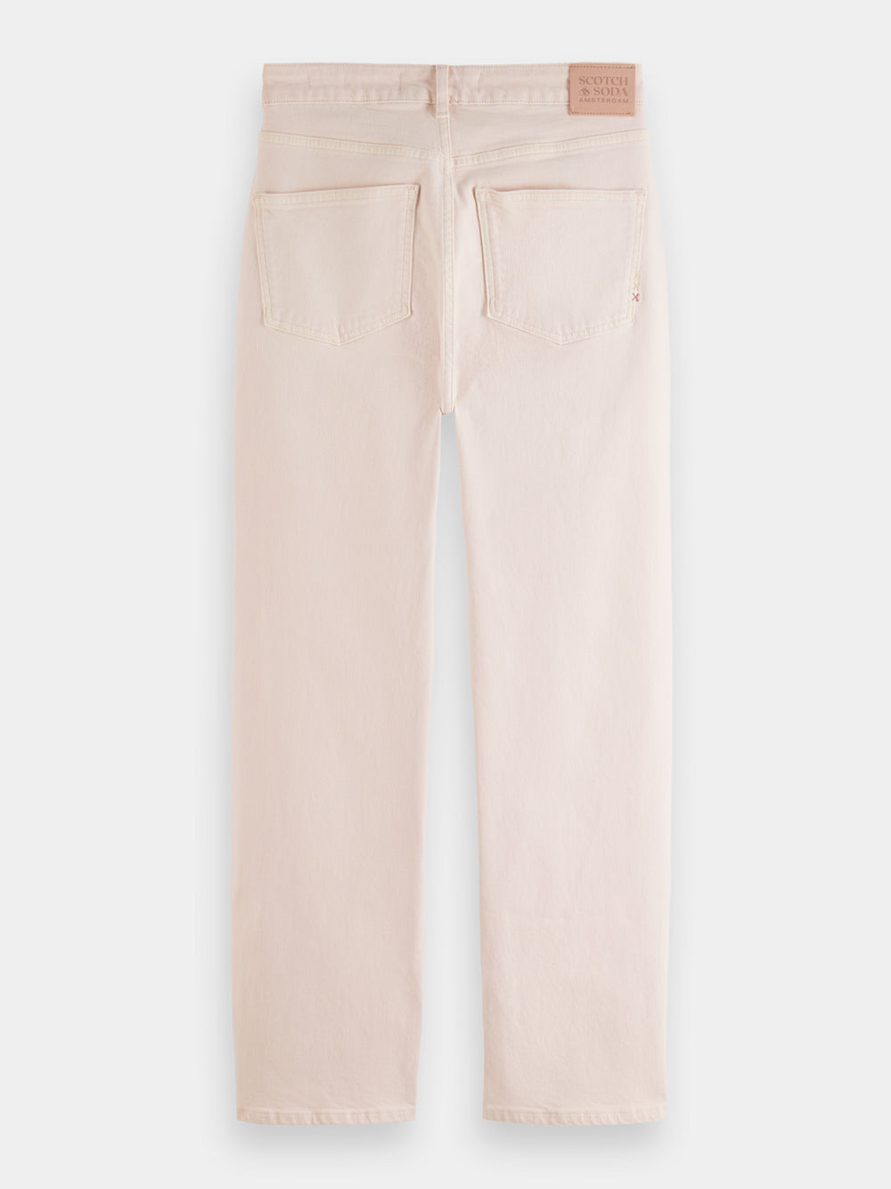 Sky high-rise straight jeans