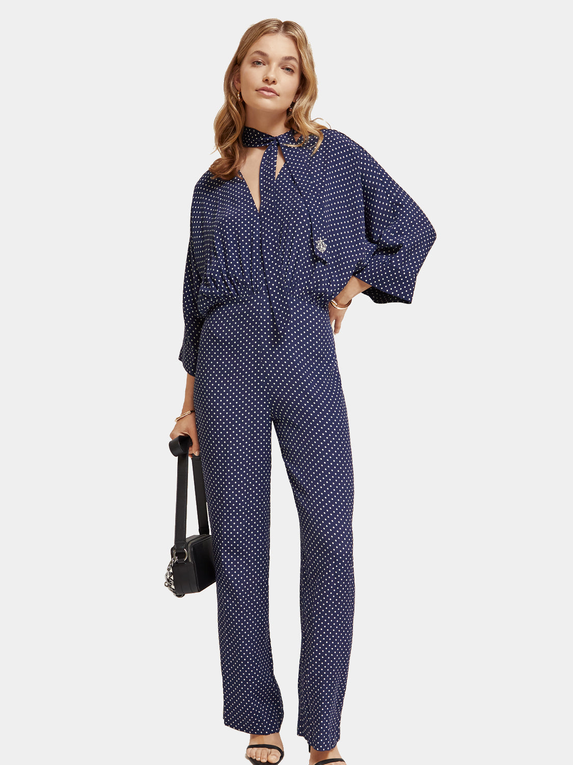 Polka dot jumpsuit