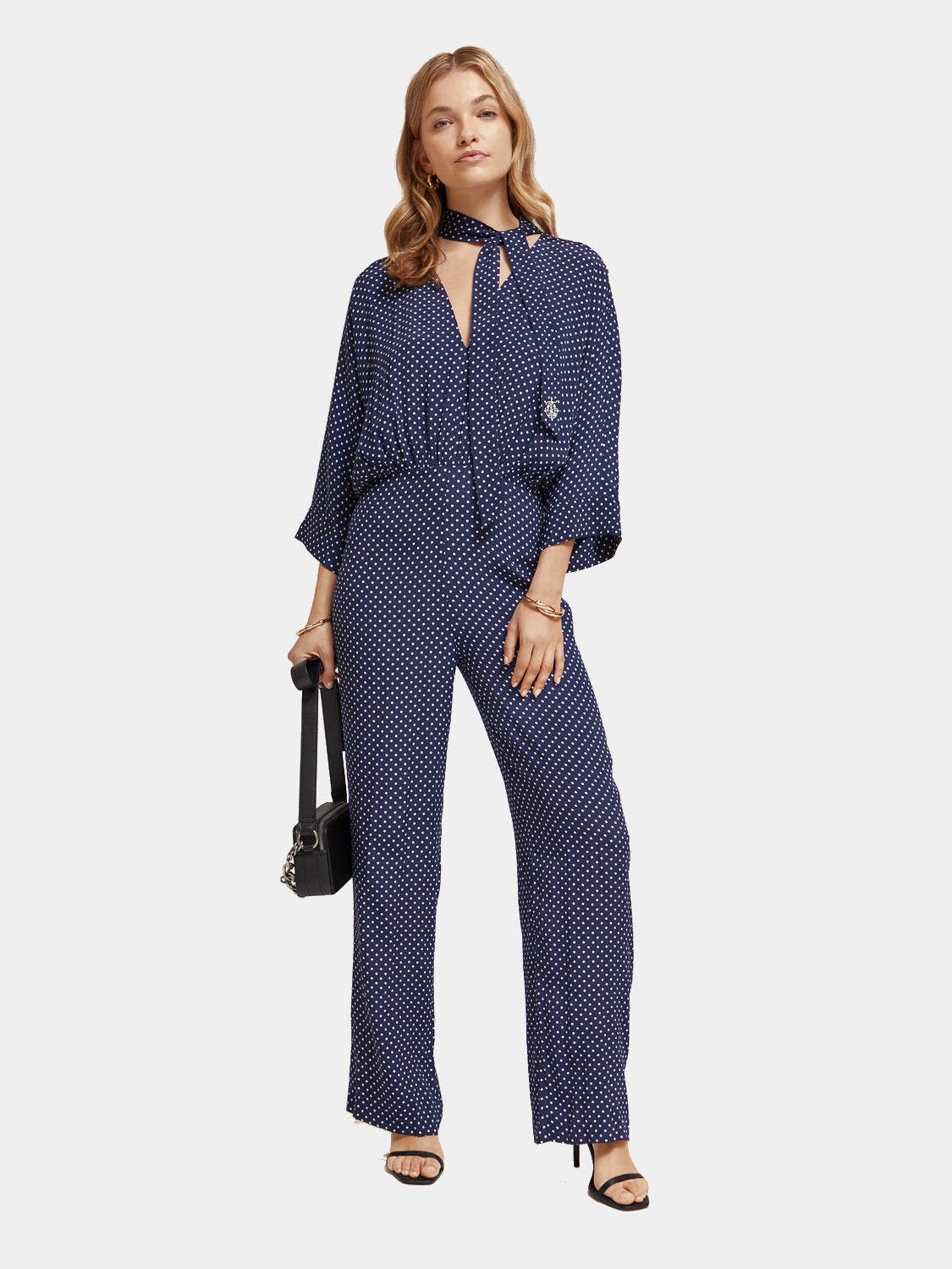 Polka dot jumpsuit