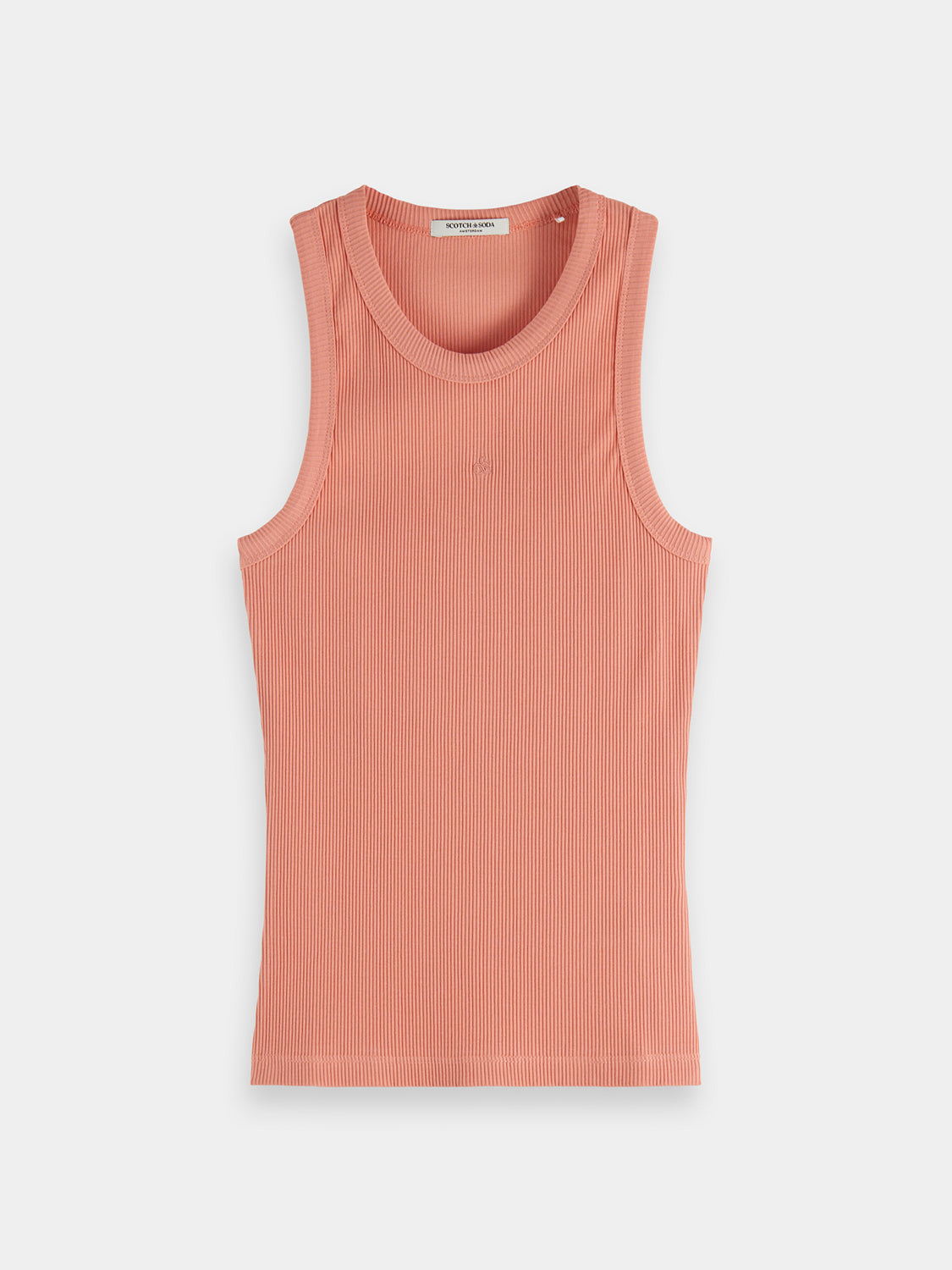 Racer ribbed tank