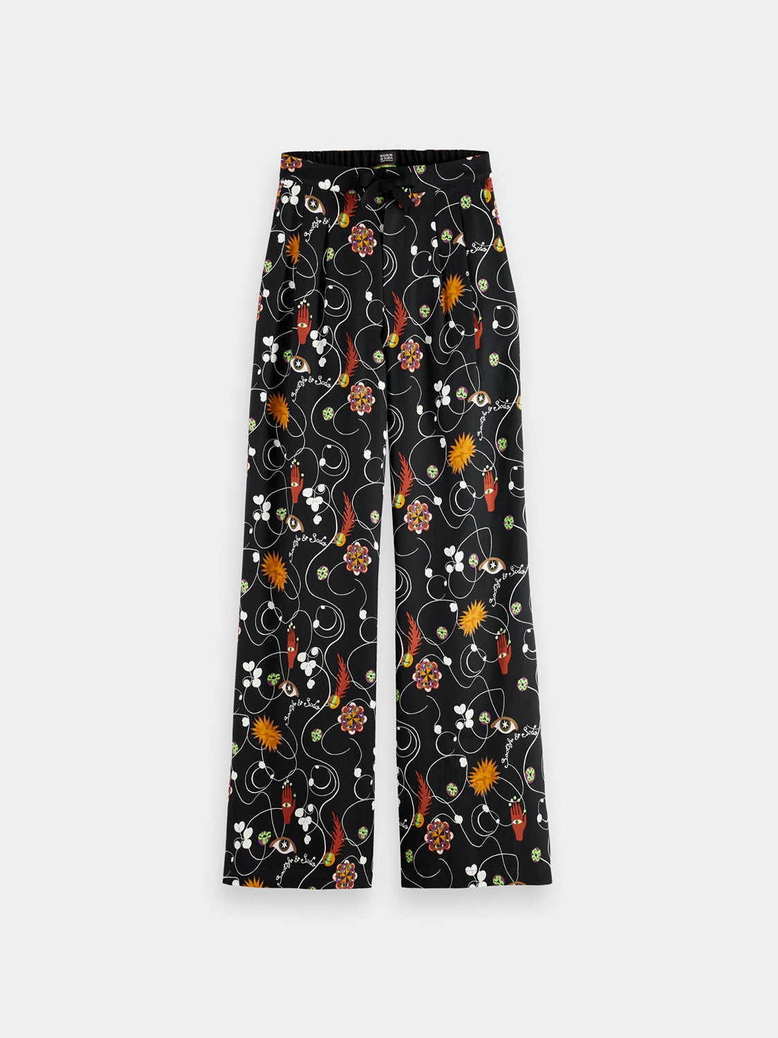 Eleni wide fit pants - Scotch & Soda NZ