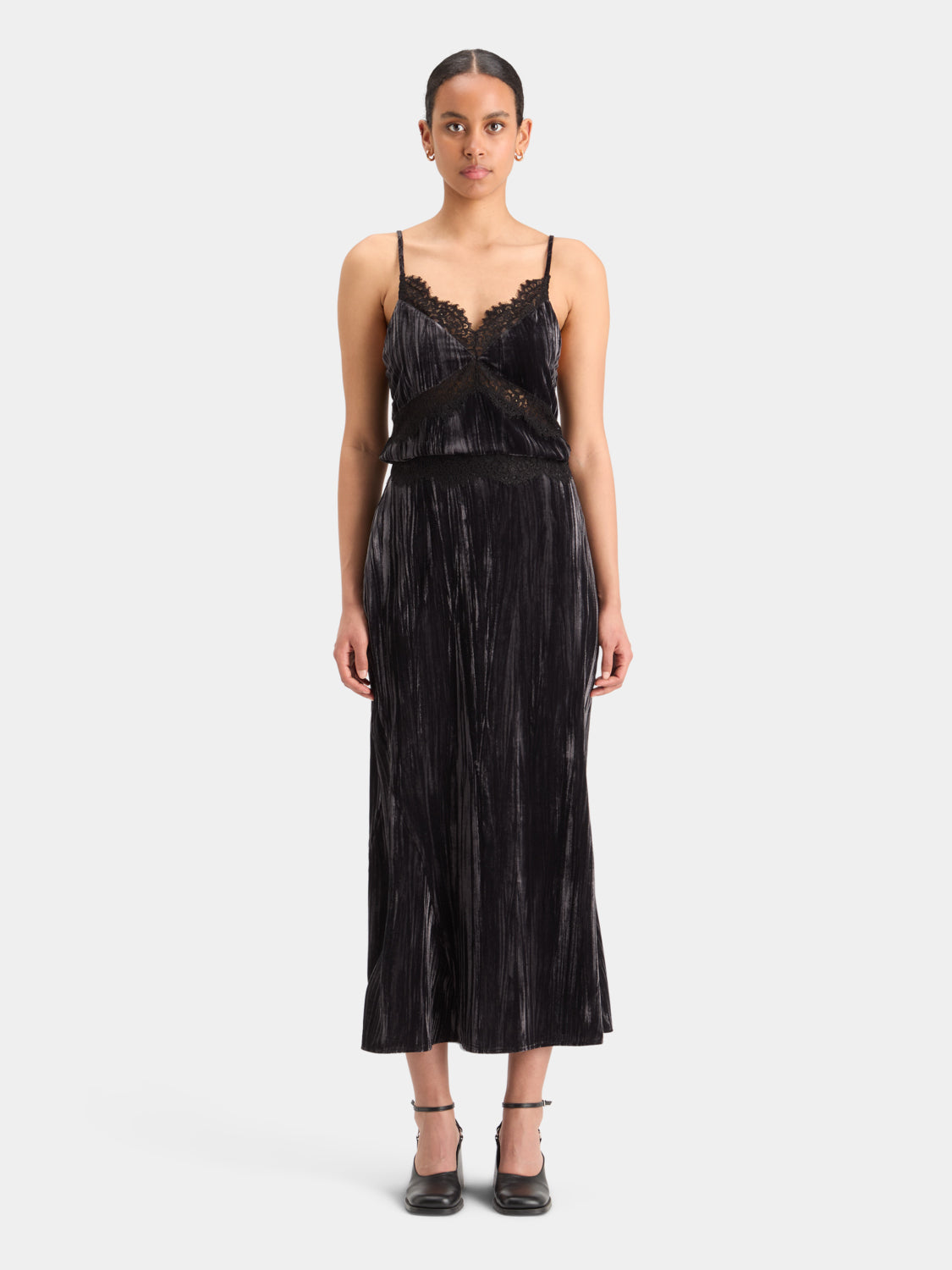 Velvet midi skirt - Scotch & Soda NZ