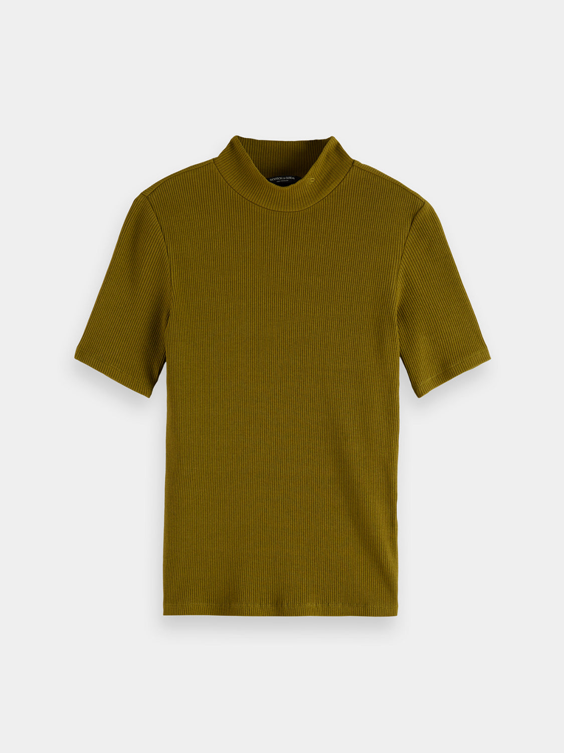 Ribbed mock neck - Scotch & Soda NZ