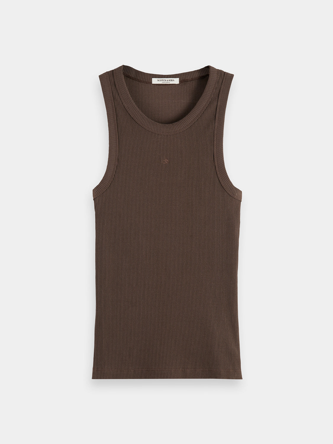 Racer ribbed tank - Scotch & Soda NZ