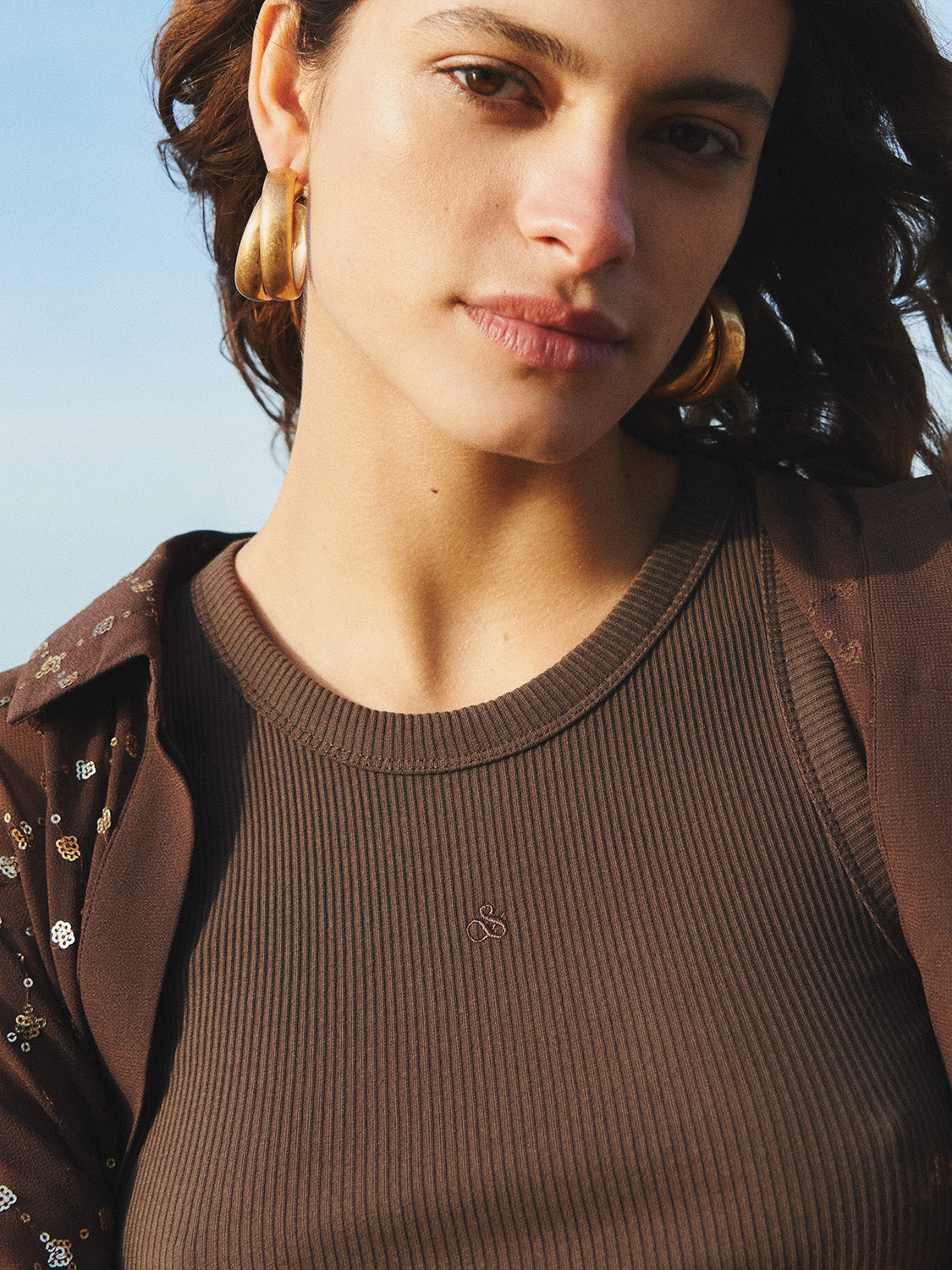 Racer ribbed tank - Scotch & Soda NZ