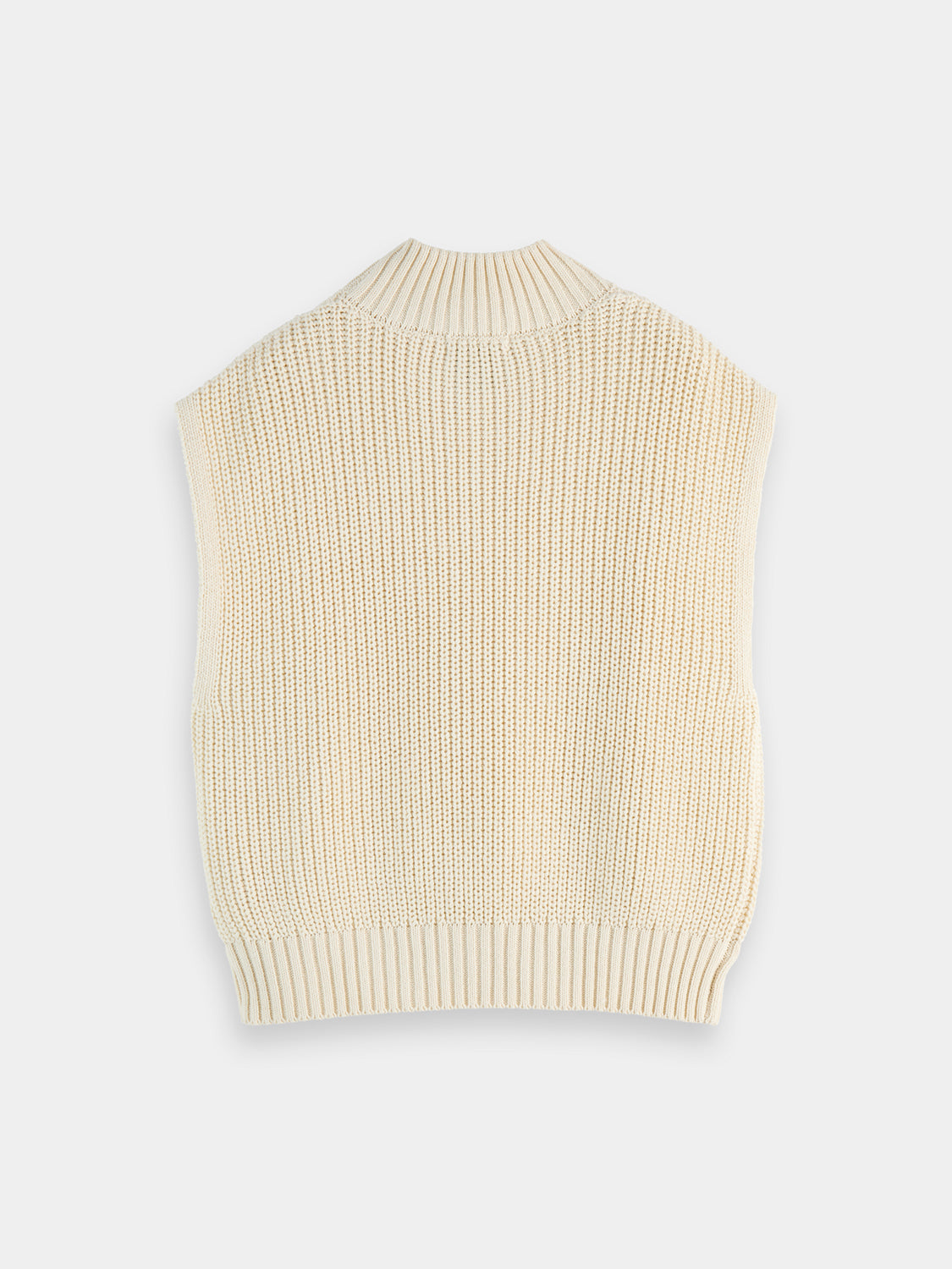 Cable stitch pullover vest - Scotch & Soda NZ