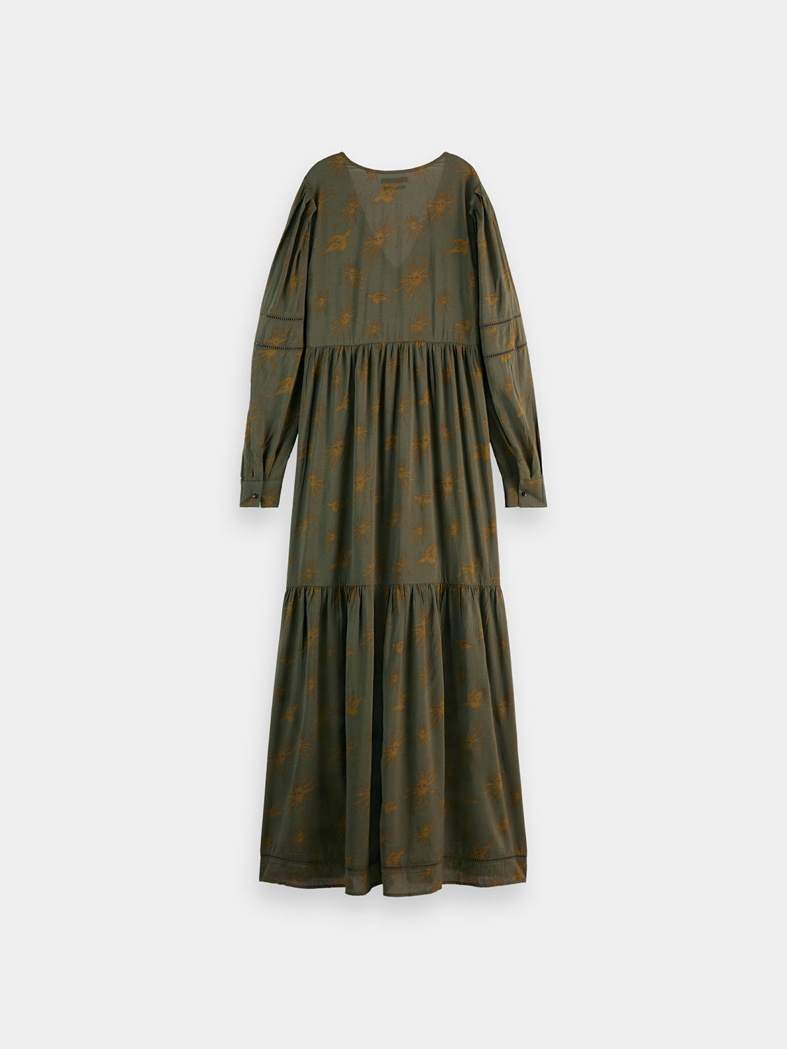 Printed v-neck maxi dress - Scotch & Soda NZ