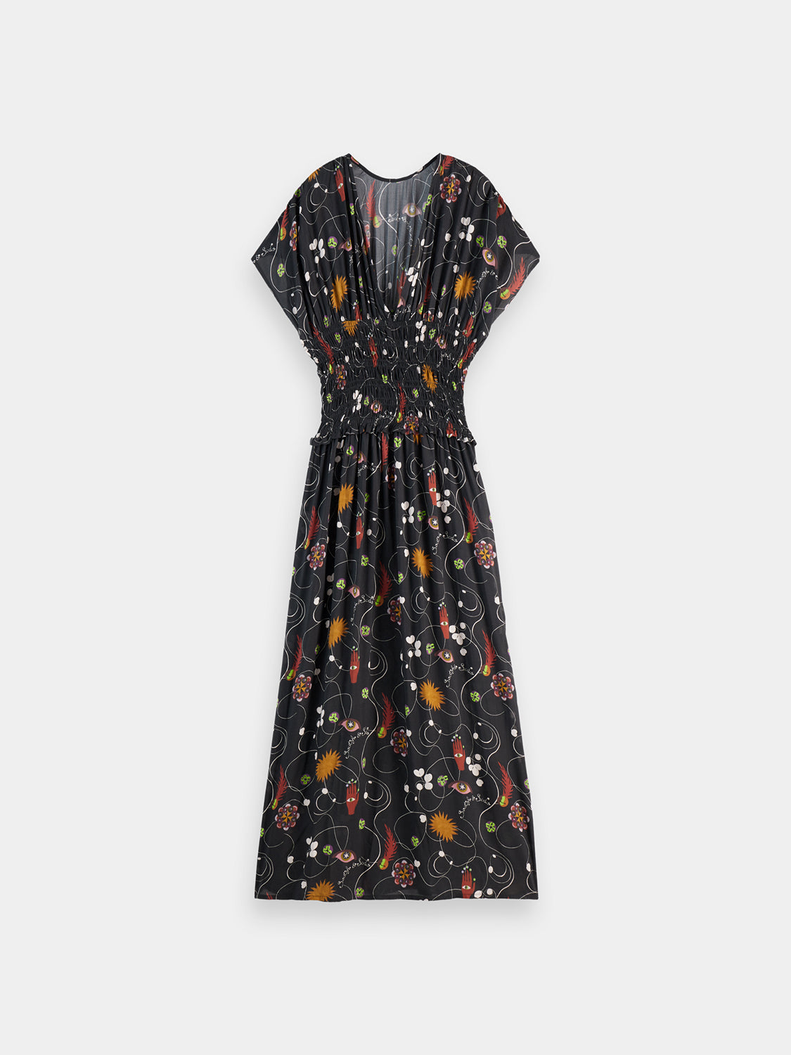 Printed modal maxi dress - Scotch & Soda NZ