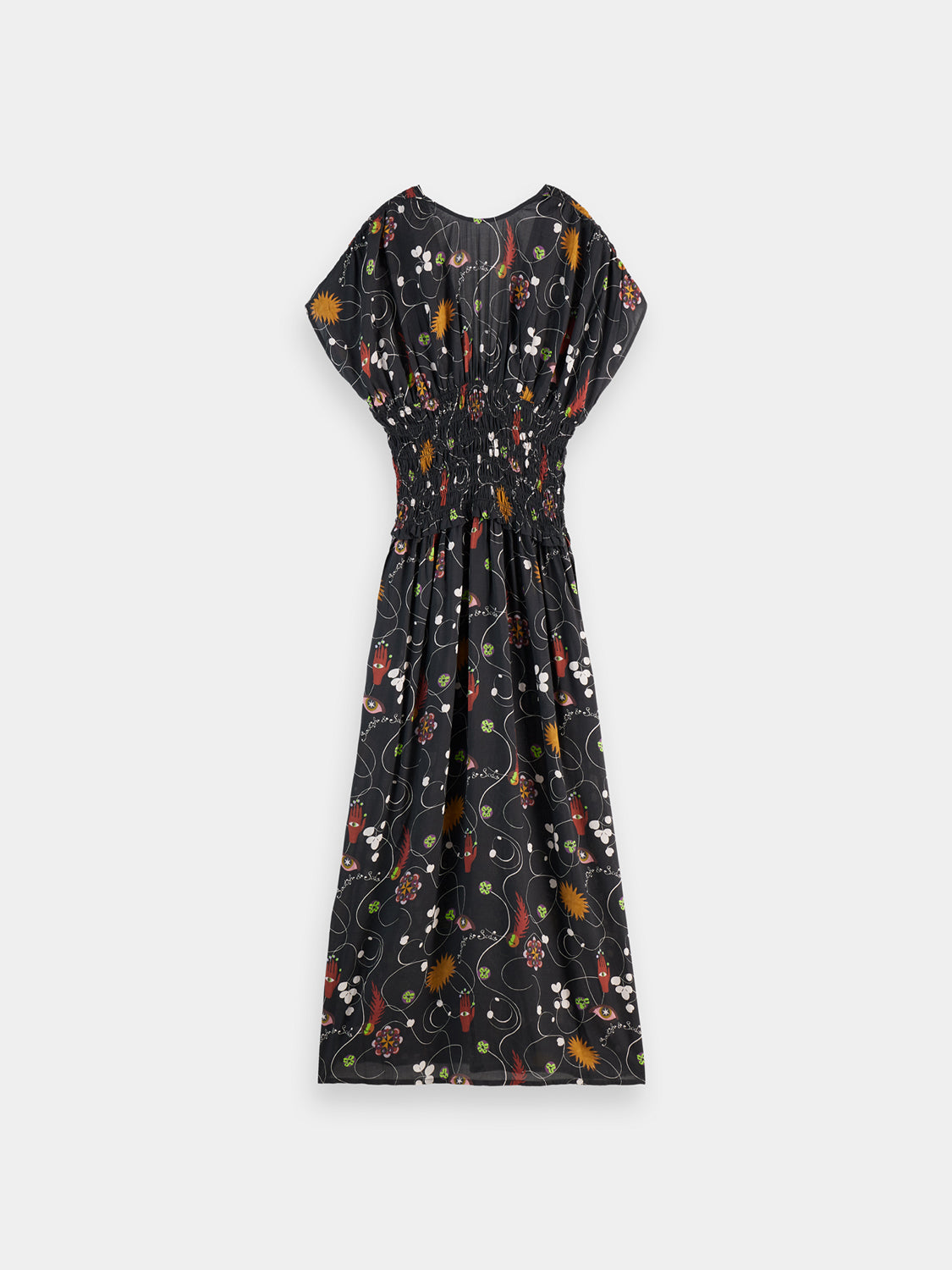 Printed modal maxi dress - Scotch & Soda NZ