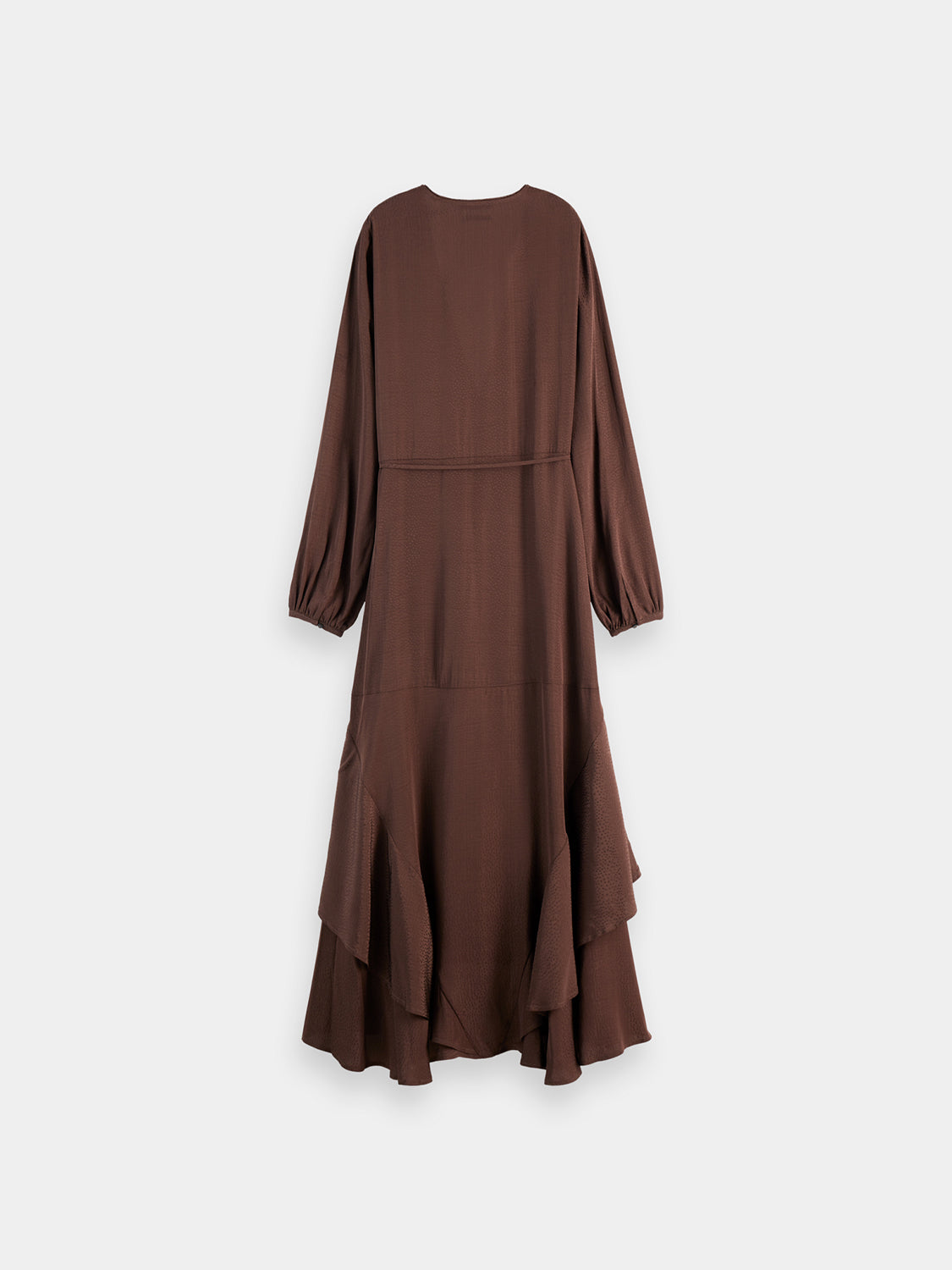 Jacquard midi wrap dress - Scotch & Soda NZ