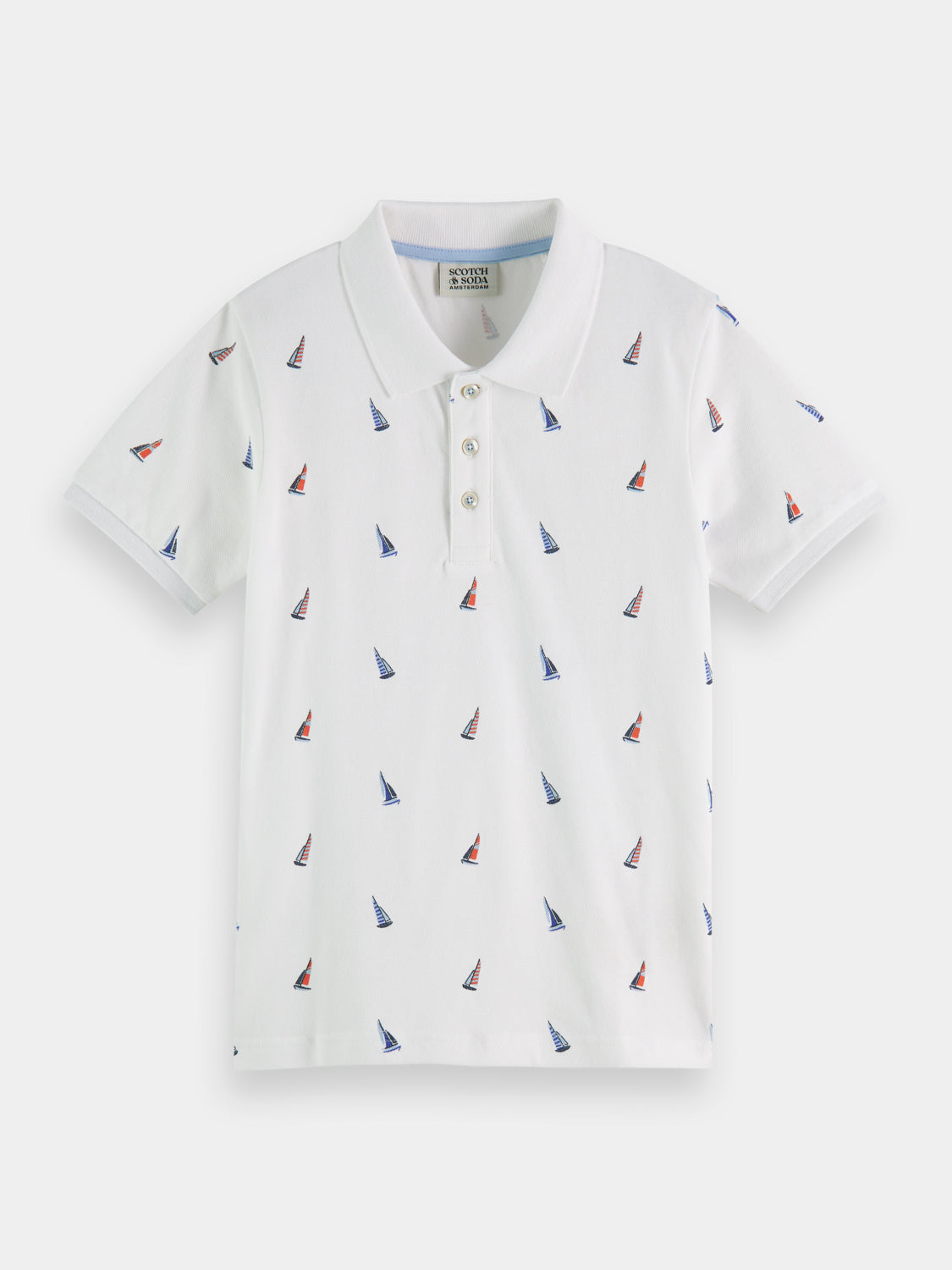 Kids - Printed pique polo