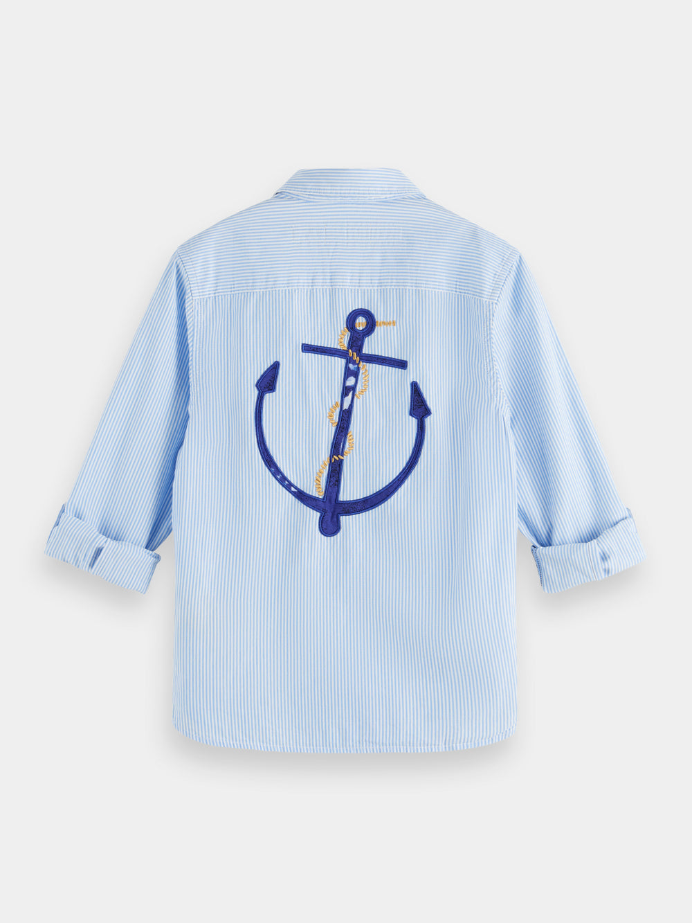 Kids - Regular-fit classic yarn-dyed shirt