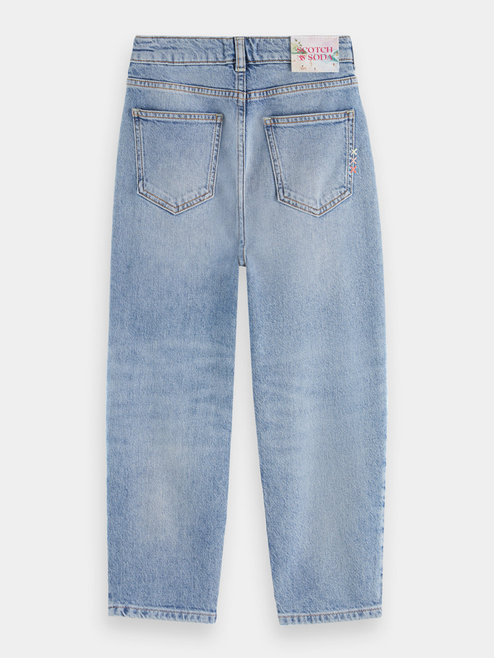 Kids - Tide high-rise balloon-fit jeans