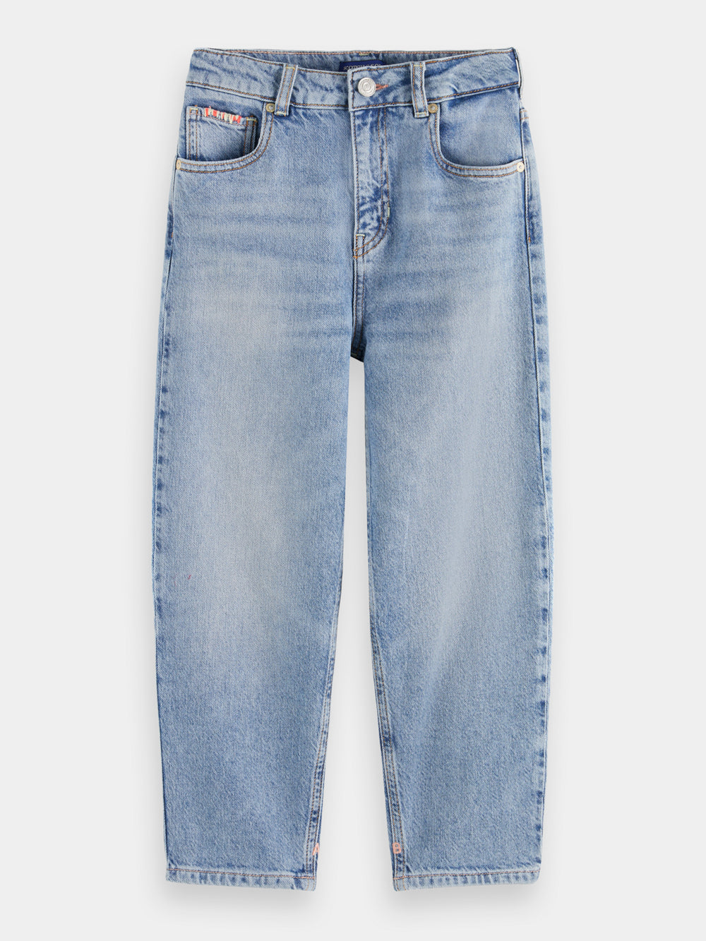 Kids - Tide high-rise balloon-fit jeans