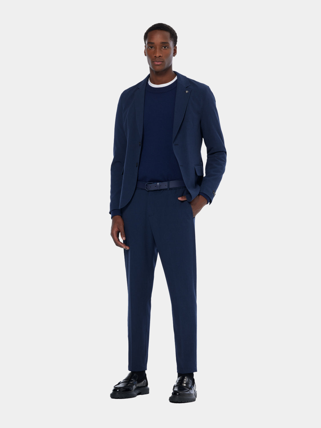 Seersucker checked blazer