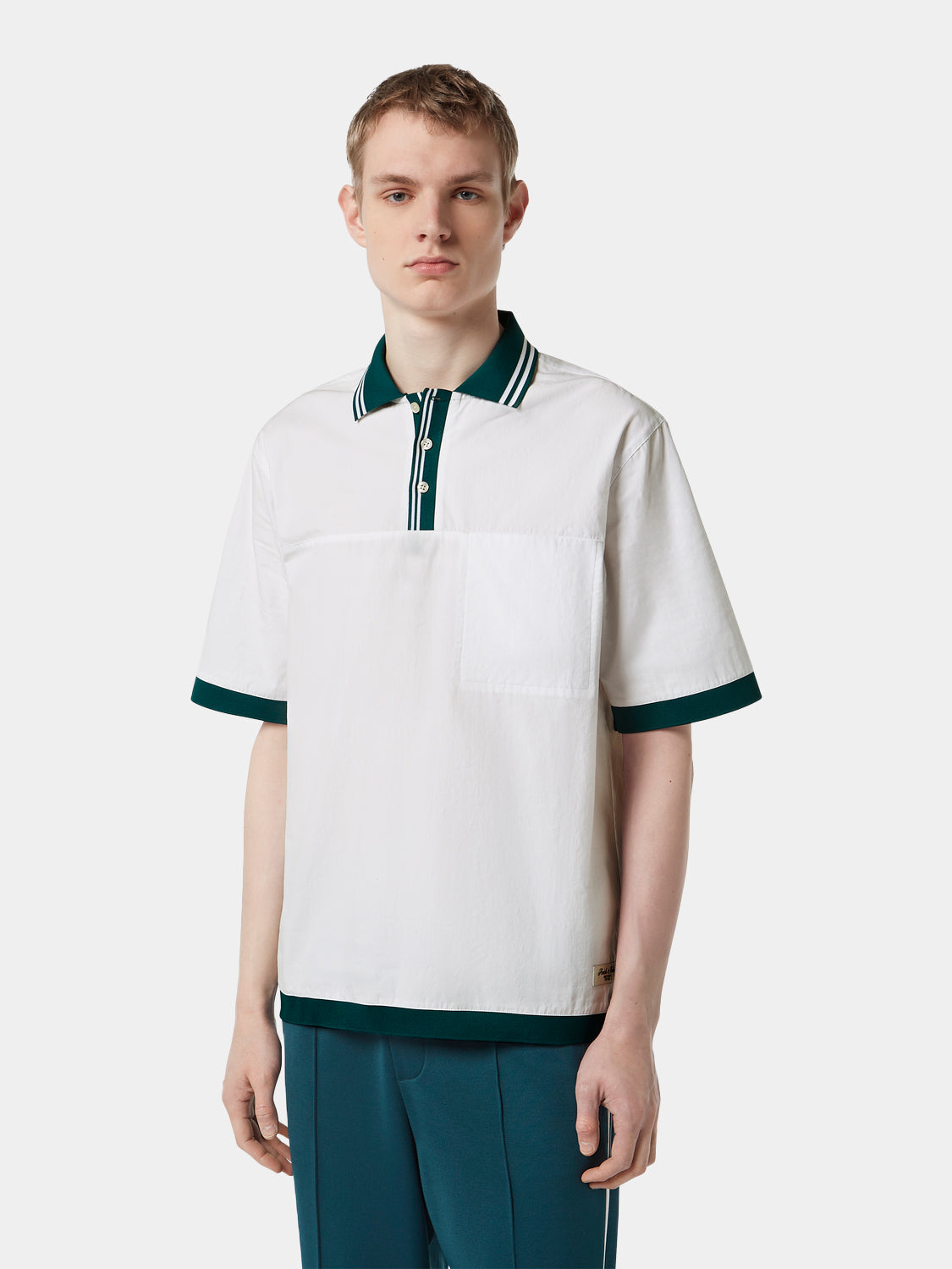 Poplin polo shirt - Scotch & Soda NZ