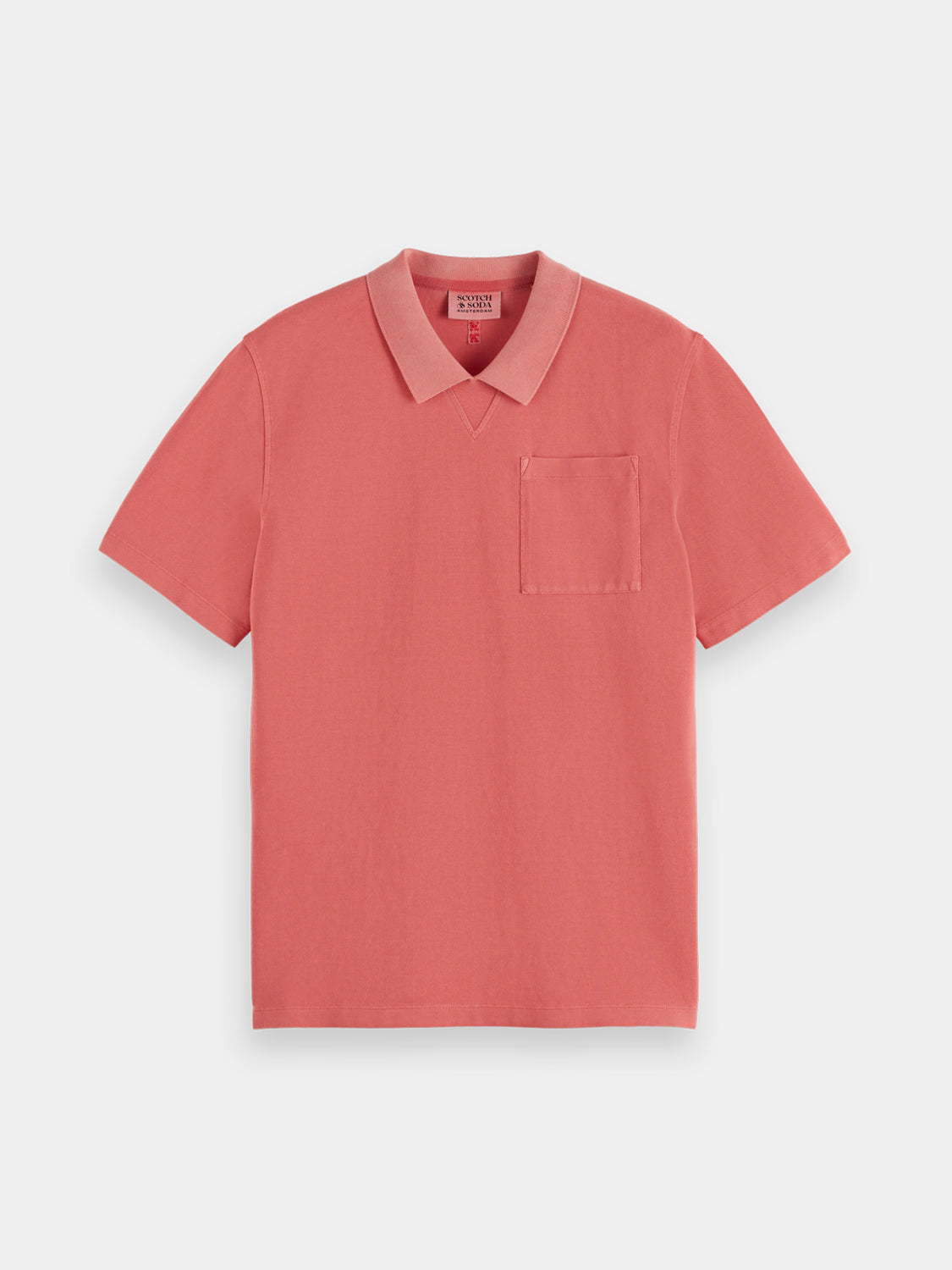 Garment-dyed polo - Scotch & Soda NZ