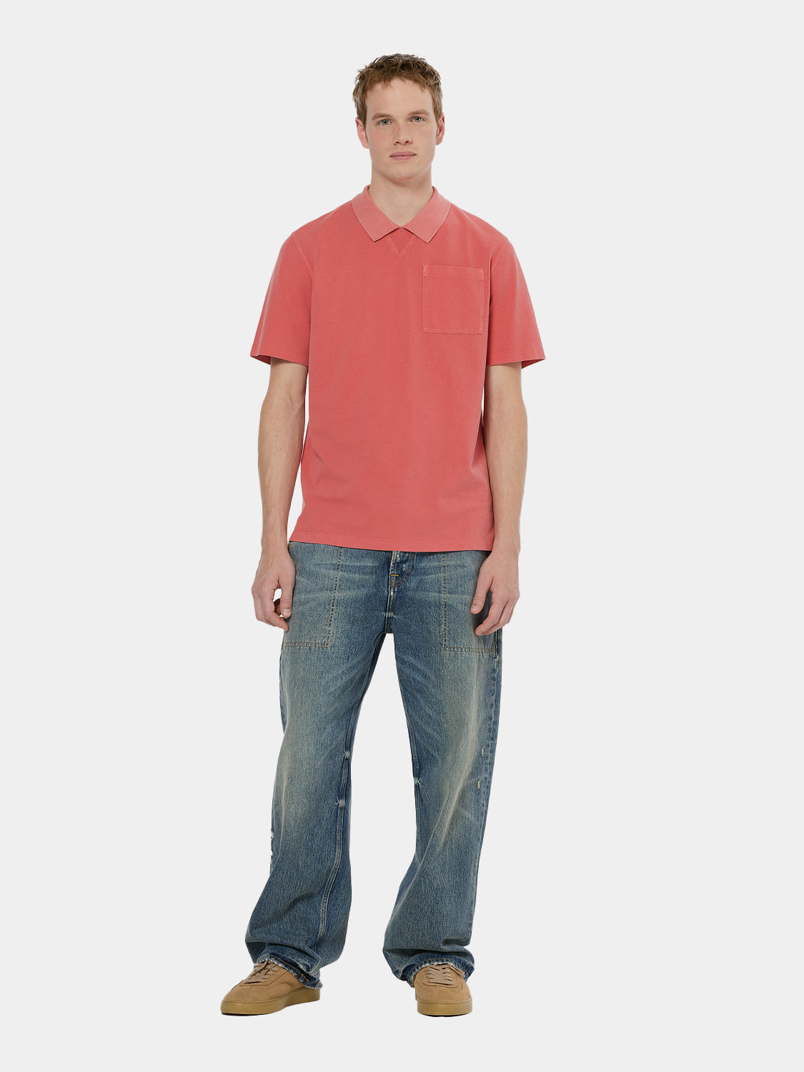 Garment-dyed polo - Scotch & Soda NZ