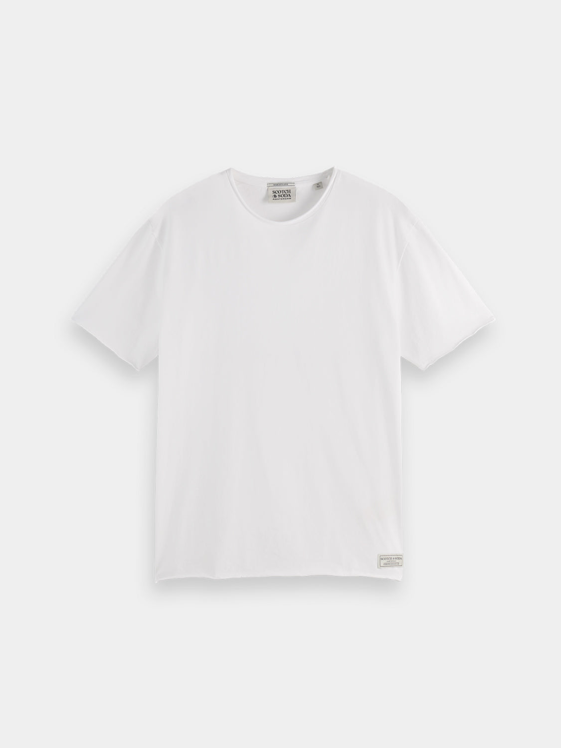 Raw edge t-shirt - Scotch & Soda NZ