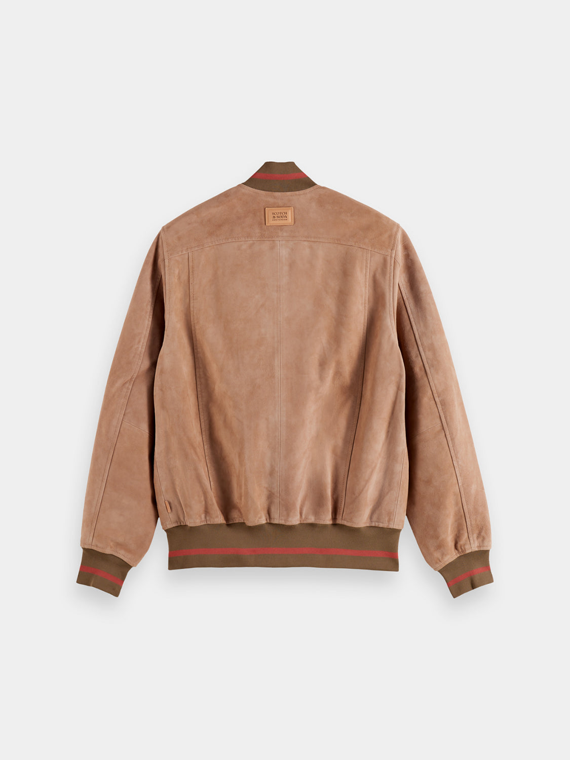 Suede bomber jacket - Scotch & Soda NZ