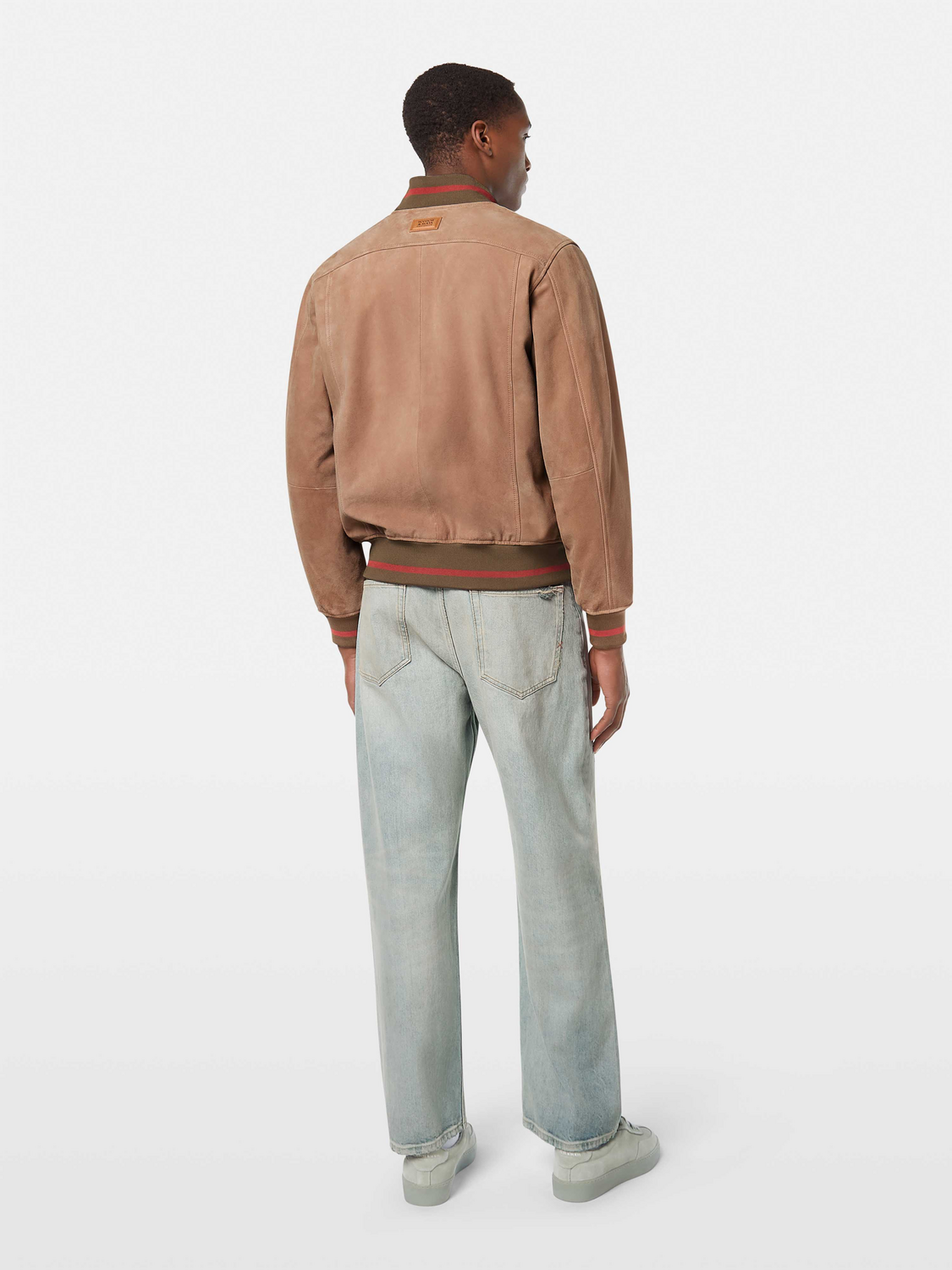 Suede bomber jacket - Scotch & Soda NZ
