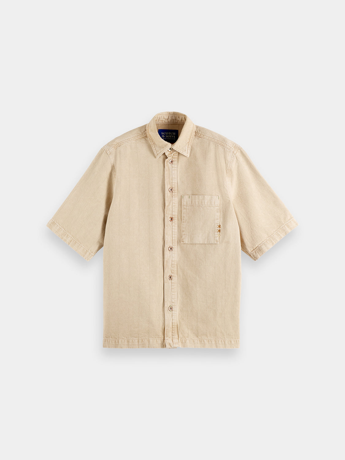 Washed denim shirt - Scotch & Soda NZ