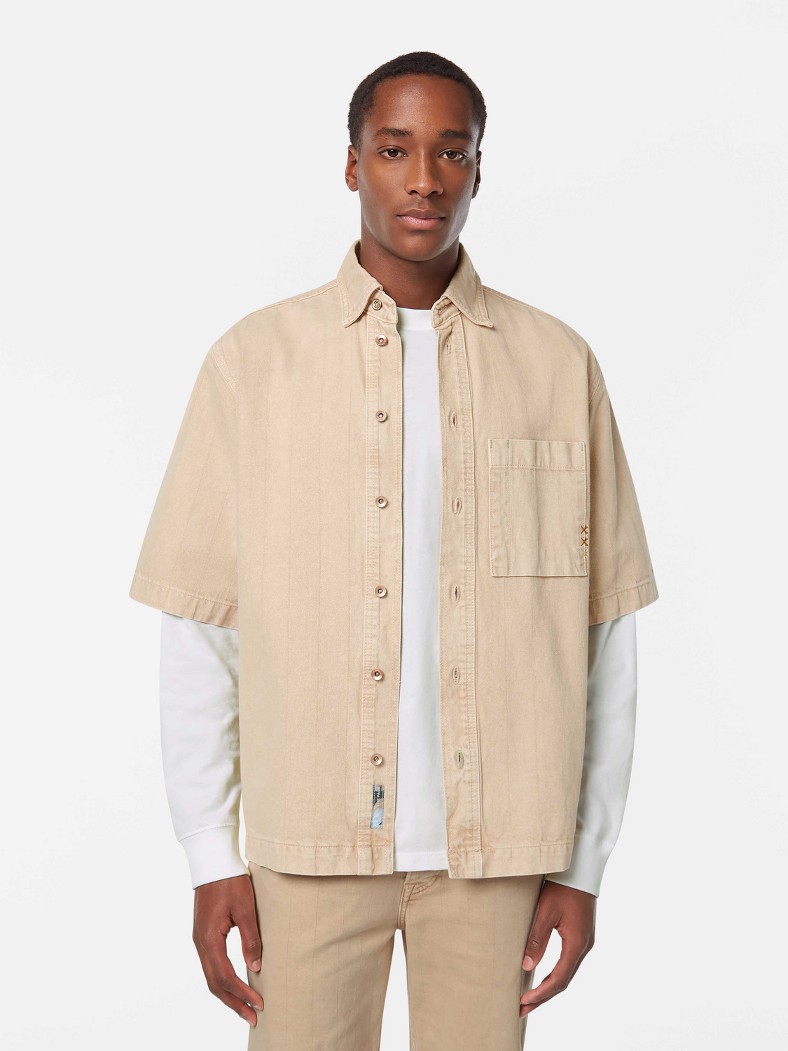 Washed denim shirt - Scotch & Soda NZ