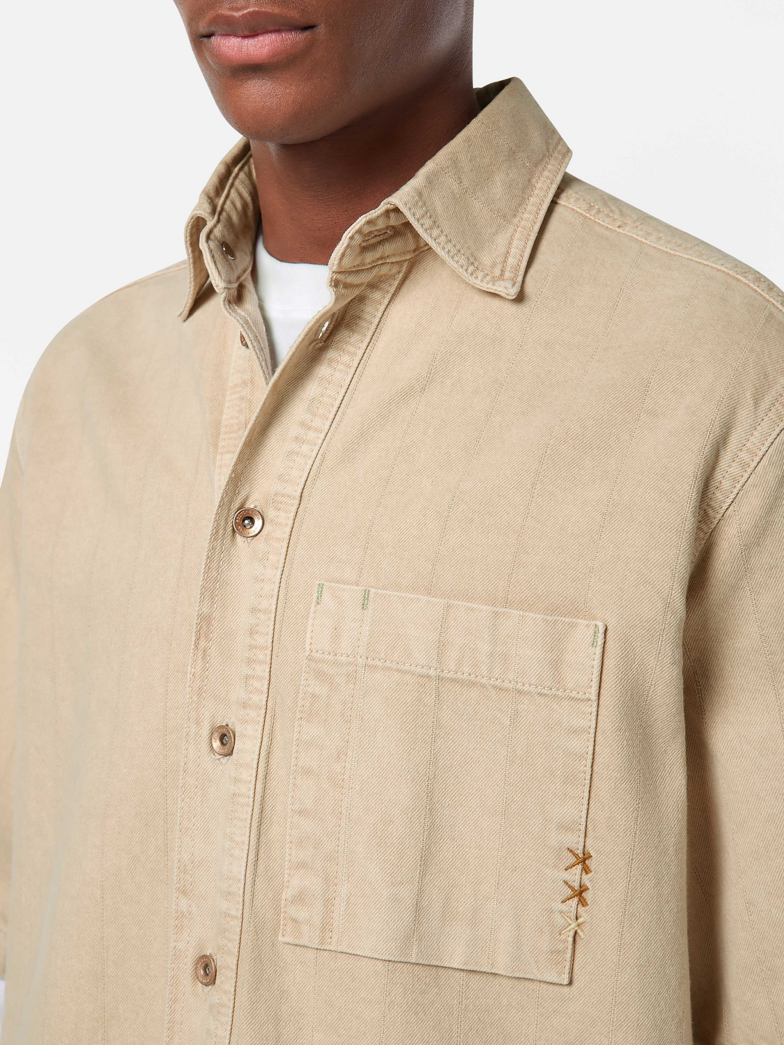 Washed denim shirt - Scotch & Soda NZ