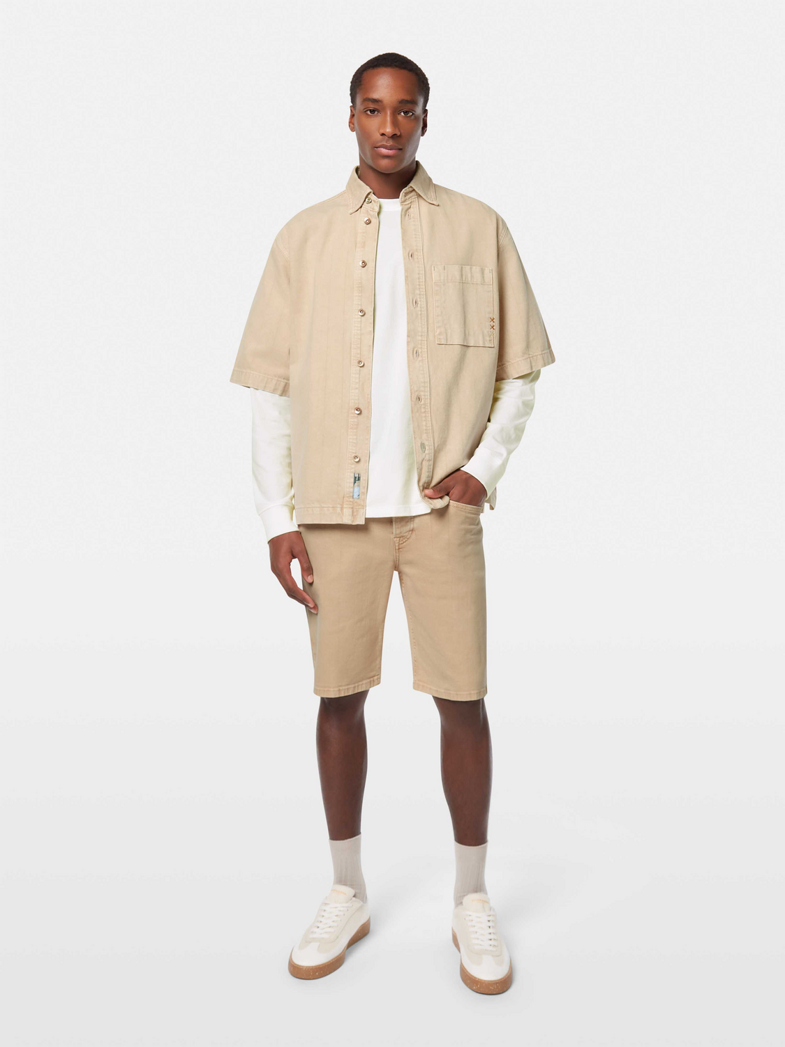 Washed denim shirt - Scotch & Soda NZ