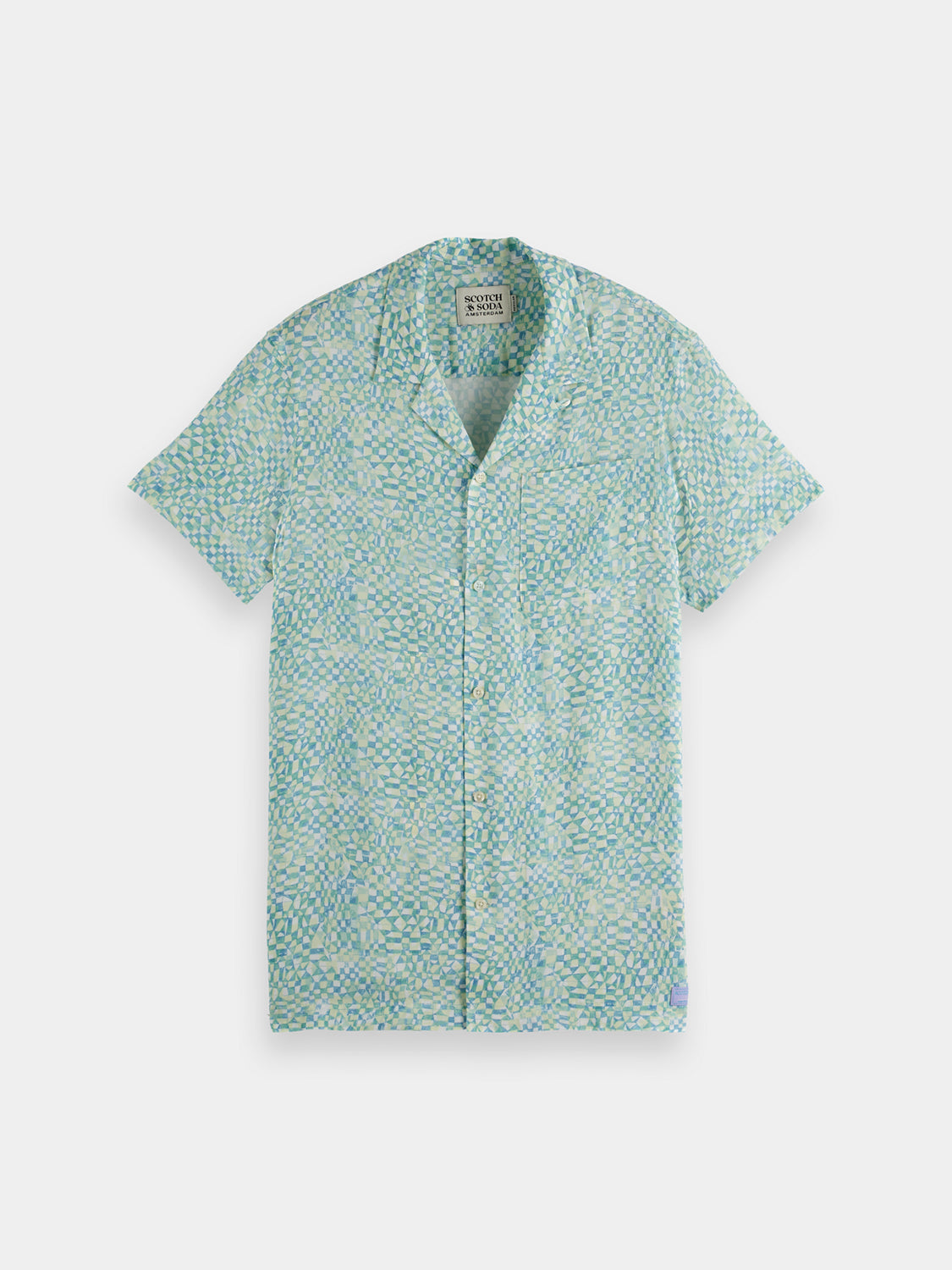 Printed short sleeved shirt - Scotch & Soda NZ