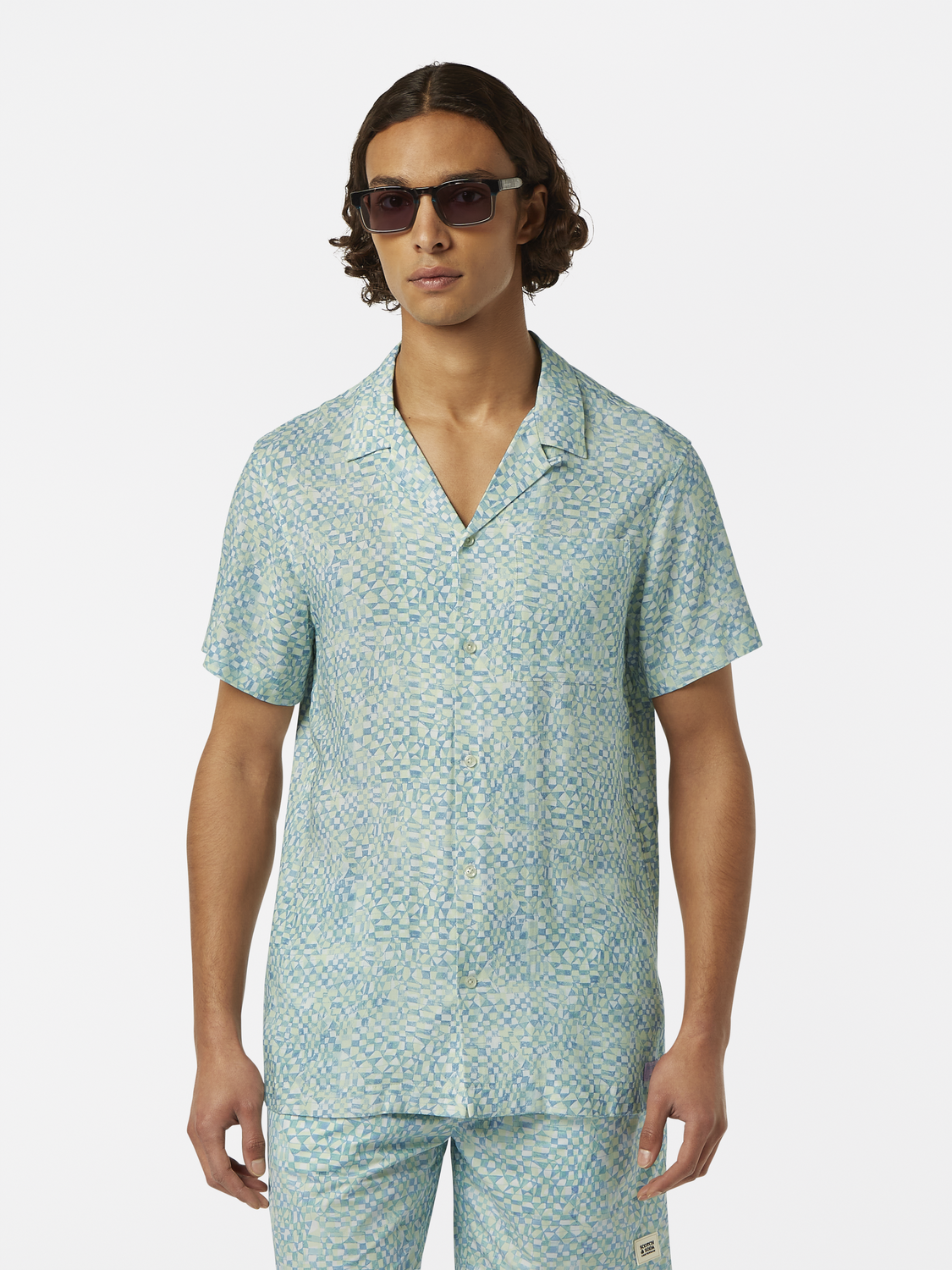 Printed short sleeved shirt - Scotch & Soda NZ